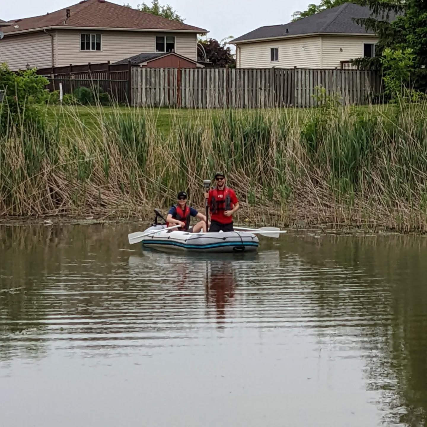 This week we are out in the Municipality of Lakeshore completing bathymetric surveys, sediment sampling and general condition assessments for 5 SWM ponds.