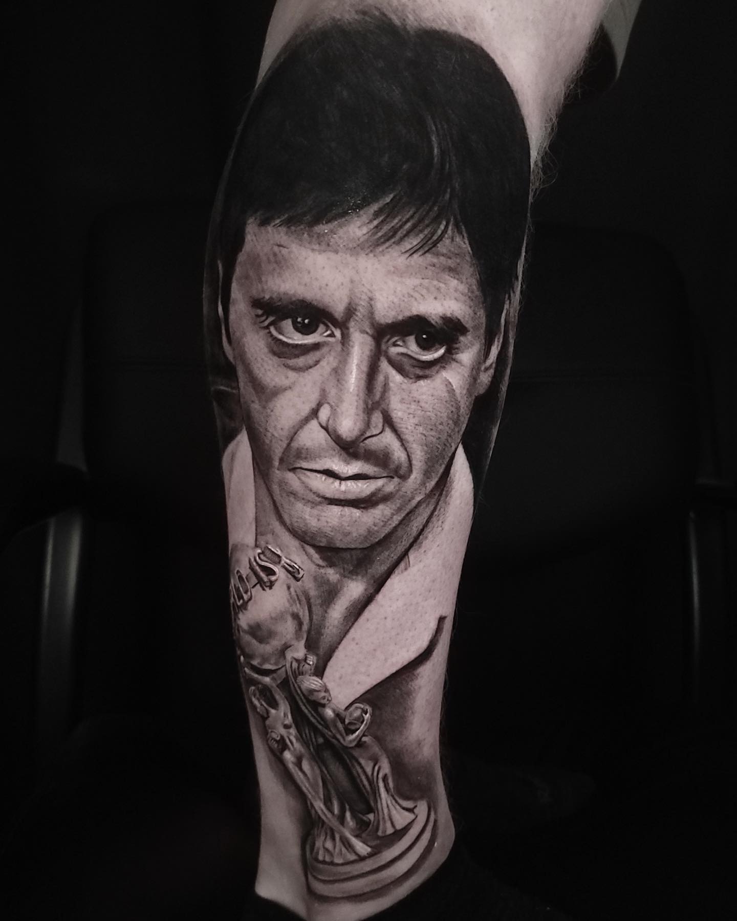 Tattoo by @jimmystriptattoo blackandgreytattoo #realistictattoo #lavaltattoo #montrealtattoo #montrealtattooartist #realism #tattoostudio #tattooideas #tattoosleeve #tattoostyle #tattoos #tattooshop