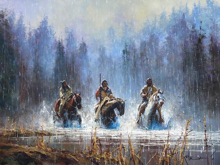 Couple new paintings. Straight to galleries.