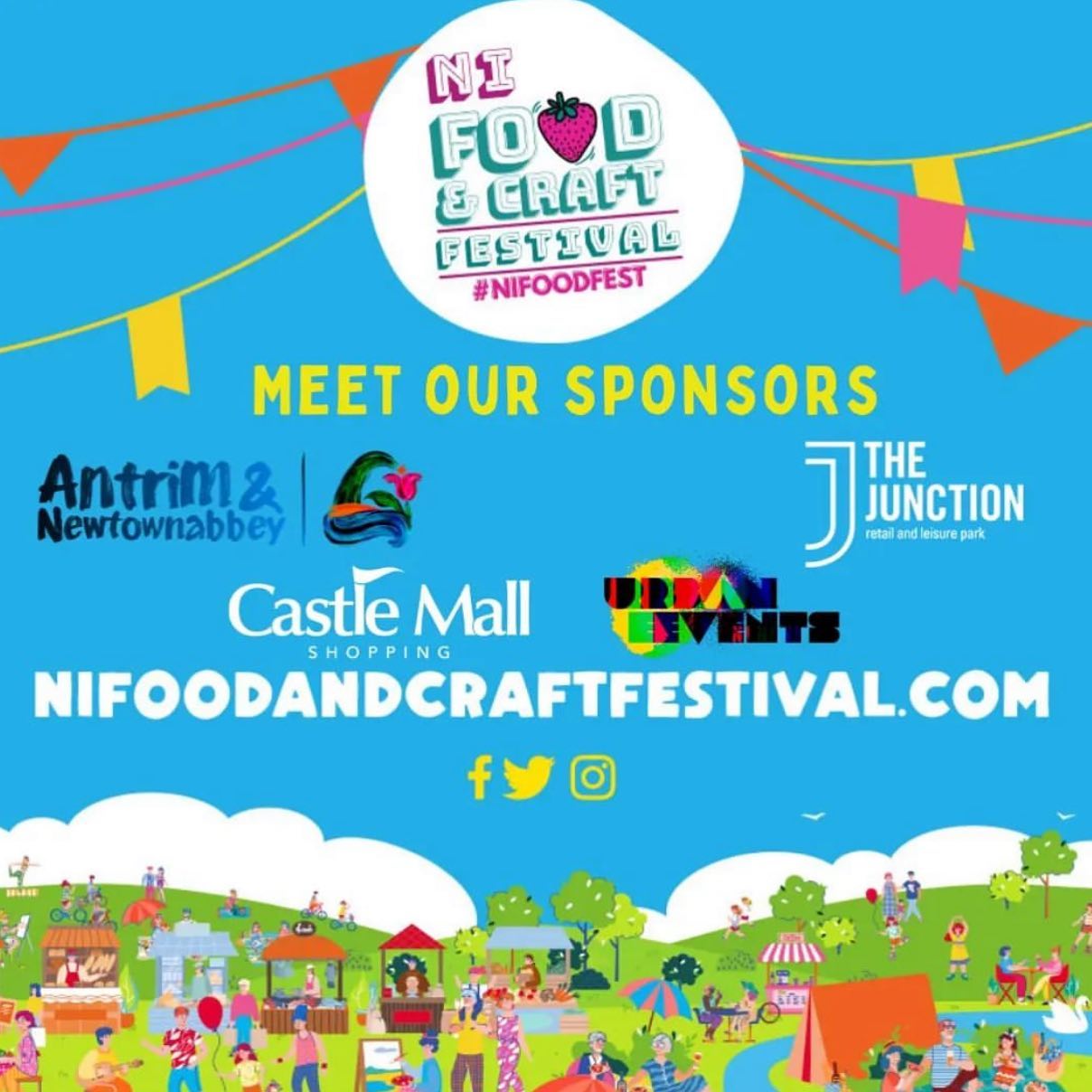 Search for NI Food and Craft Festival online to book your tickets 🎟 🎉 🌞