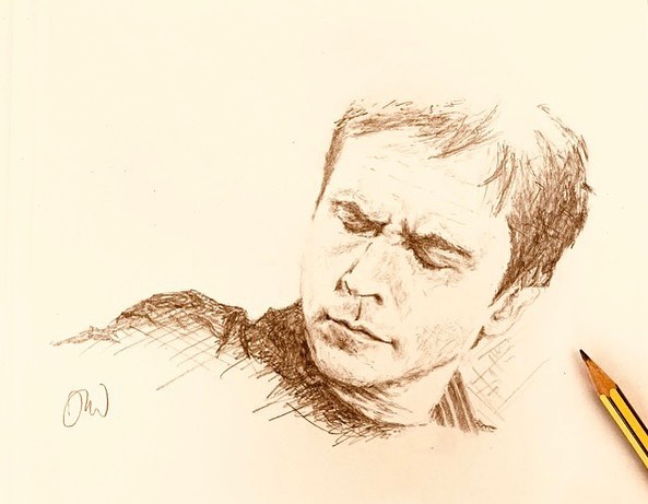 #mylatestdrawing #pencil #portrait #cellistisdrawing #cellists #drawings #freiburg #art #whoisit? 😀