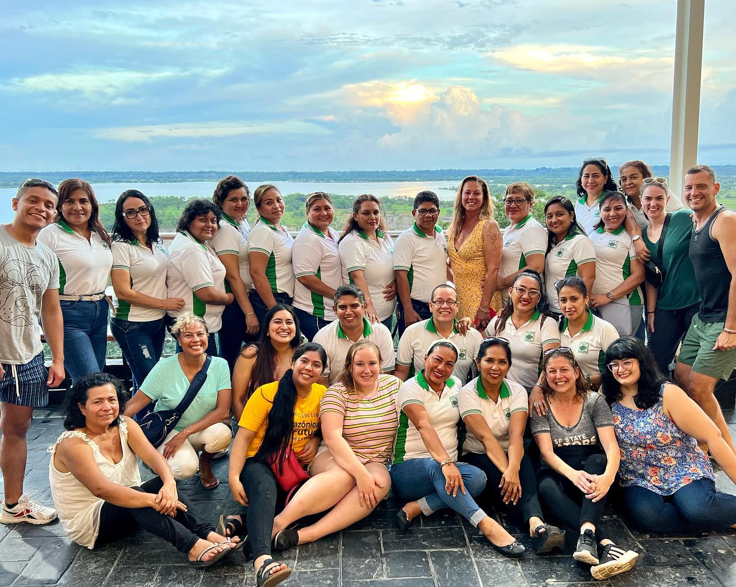 2022 partnership with @nikaprojectorg to support @cebeiquitos - one of @perucano areas of work is in Community Health that involves Physical therapy, occupational therapy, speech therapy, behavioral therapy in educational spaces. CEBE Iquitos is a special needs school in need of professional development opportunities and general resource support. This picture was taken at a social gathering in Iquutod where volunteers and education came together to meet and connect before the week intensive at the school. Next week we head to Cusco to support similar programming with another special needs school.
.
.
.
.
.
.
#TheNikaProject #OjoPerucano #Perucano #specialeducation #specialeducationteacher #augmentativecommunication #occupationaltherapy #physicaltherapy