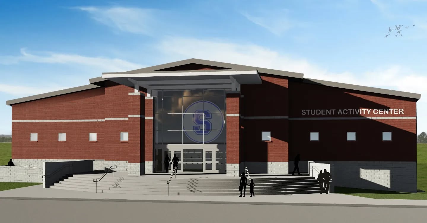 On the Boards: New Student Activity Center at Stanley High School. #educationdesign