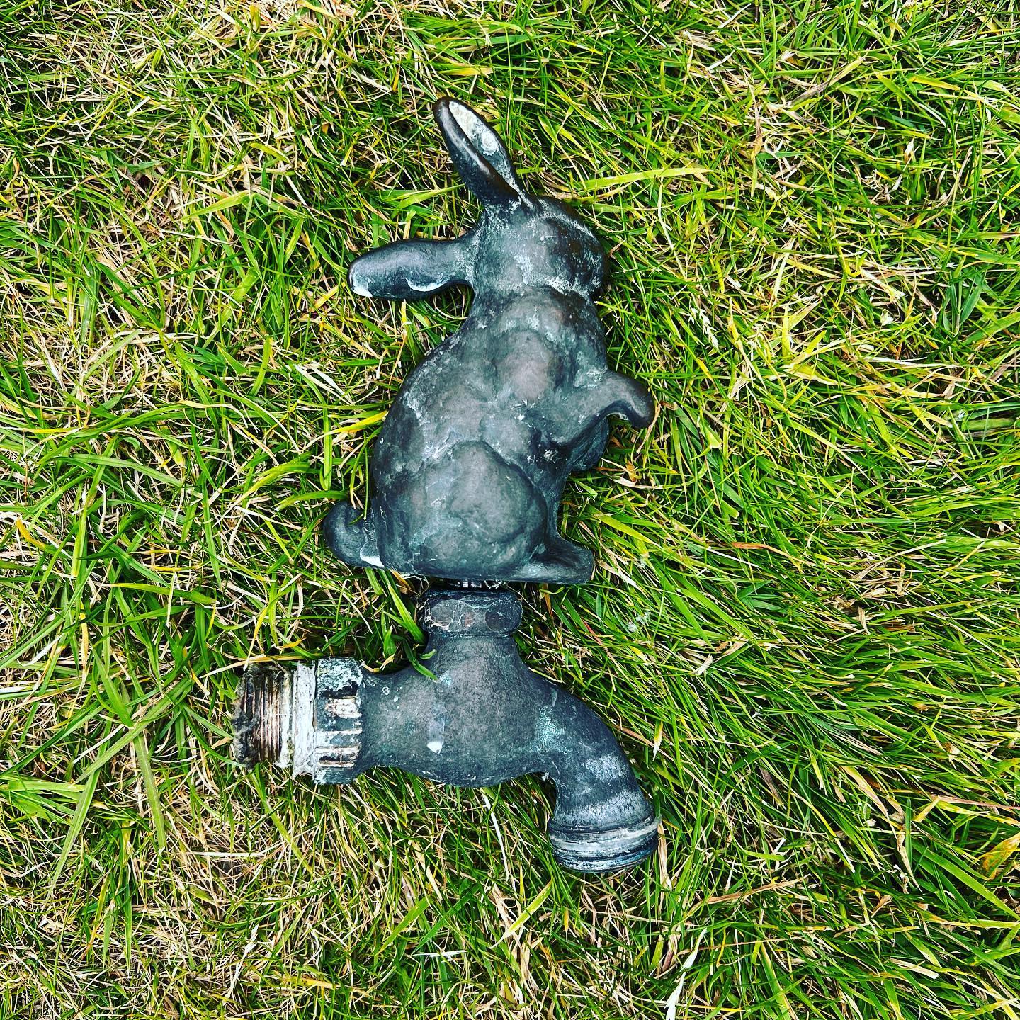 Check this out for an outside tap! Twist the rabbit to turn the tap on. Found at a customers house in #Angmering.
#plumber
#outsidetap
#rabbit
#brass