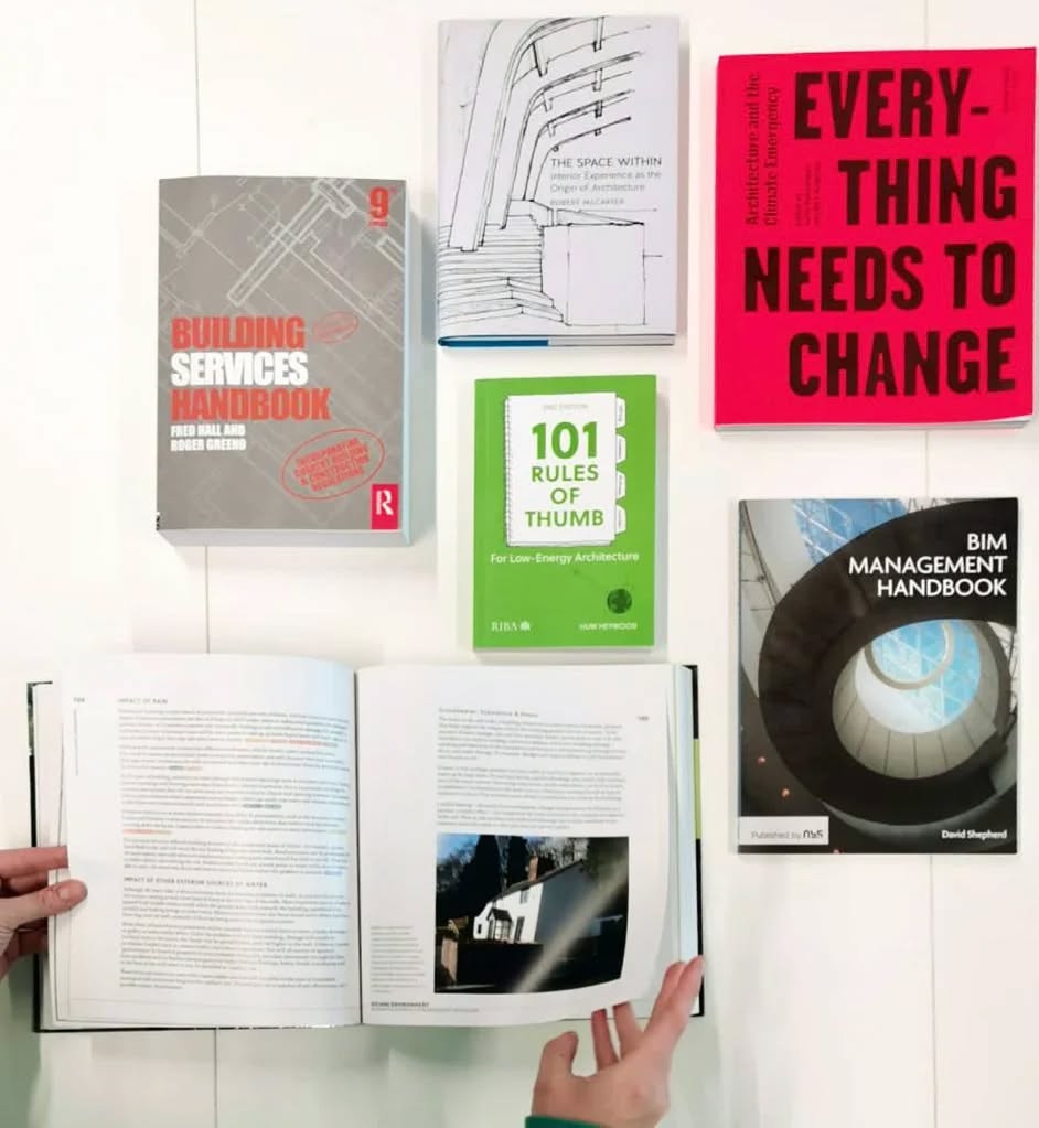 Our picks for this month's office RIBA bookshop trip! 📚
#stanesbyarchitecture #RIBA #bookofthemonth #learning #construction #architecture #design #conservation #sustainability #books #bookclub