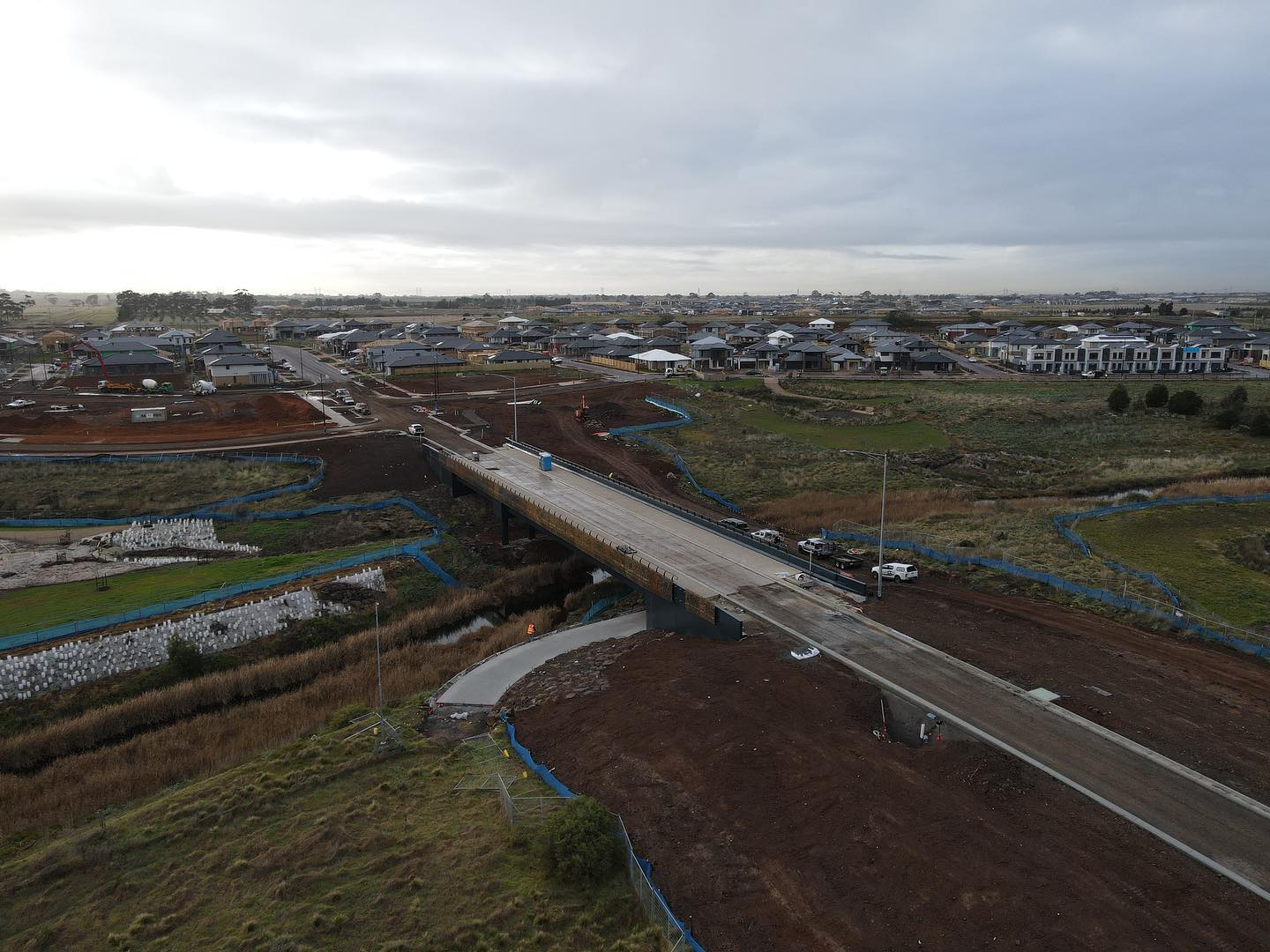 Bonnie Brooke bridge all finished up 👍 #callenconstructions #bridge #bridgebuilding #structualconcrete #steelfixing