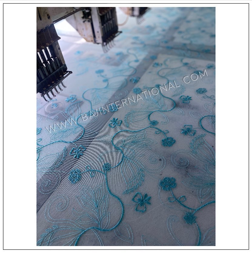 Embroidery Design On Net Fabric 👗 #dresses #dressmaterial #net #embroidery #fabric #fashionista #instagood #fashion #designerdresses #designer