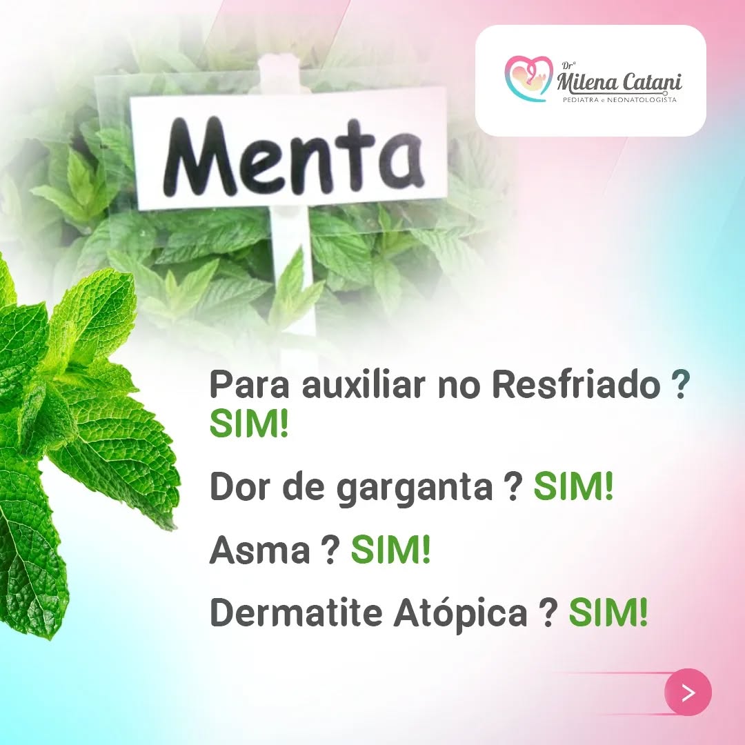 A Herba Menthae 🌱, na Medicina Tadicional Chinesa chamado de "Bo He", pode ser utilizada como um dos compostos fitoterápicos em fórmulas magistrais chinesas para tratamento de doenças infecciosas devido as suas propriedades conhecidas, ou também podemos usar a Menta de forma isolada:
Dentre suas propriedades:
🤧 Dispersa o vento-calor, por ser uma erva fresca ... o que isso significa? Se traduzirmos dos conceitos de Medicina Tradicional Chinesa (MTC), a Menta é benéfica no tratamento de resfriados em estágio inicial (libera a superfície) com febre, tosse (meridiano pulmão), dor de cabeça (propriedade leve > alcança a superfície), dor de garganta (atua nos meridianos fígado e pulmão que passam pelo pescoço e garganta) e por ser aromática tem a propriedade de penetrar no turvo (muco) clareando o processo inflamatório.
Ainda...
📚 Estudos mostram que pode auxiliar no tratamento de dermatite atópica (meridiano pulmão que tem expressão na pele):
📍Os efeitos anti-inflamatórios podem estar relacionados à inibição da liberação de histamina e prostaglandinas, aliviando a inflamação.
📚Outro estudo relaciona ao tratamento de Asma:
📍 A Menta tem a capacidade de inibir a liberação de imunoglobulinas e citocinas inflamatórias, portanto pode ser útil no tratamento de doenças inflamatórias no trato respiratório.
#medicinatradicionalchinesa #MTC #Ervas #Tratamentonatural #resfriados #dordegarganta #dordecabeça #medicinanatural #chadementa #pediatria #pediatriacomamor