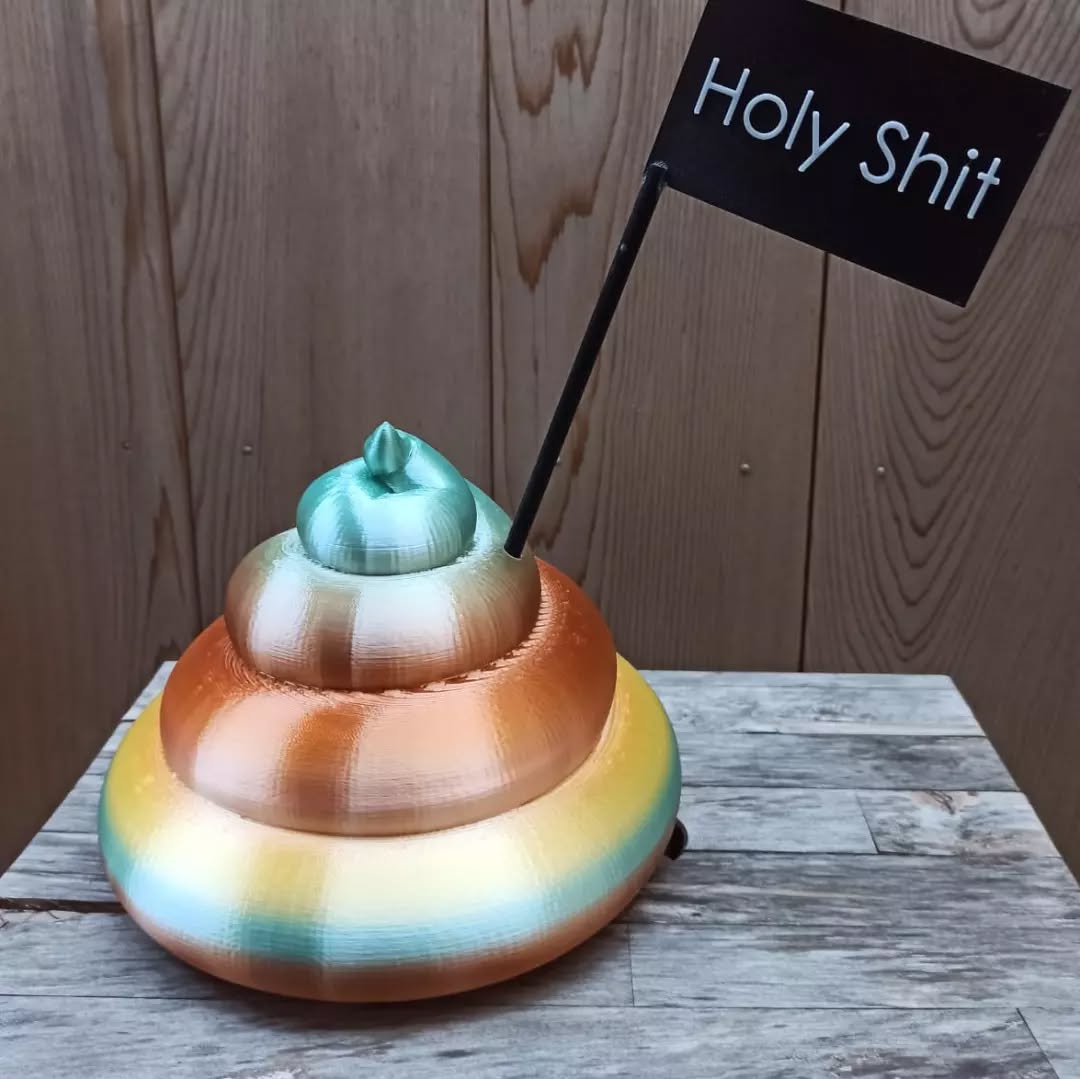 Holy Shit ! 😱 💩
Custom designed and 3d printed poop with flag for a client. ☺
3d printed by @3beeprinting
#poop #poopemoji #poopemoji💩 #3beeprinting #3dprintingservice #coolart #dutchart