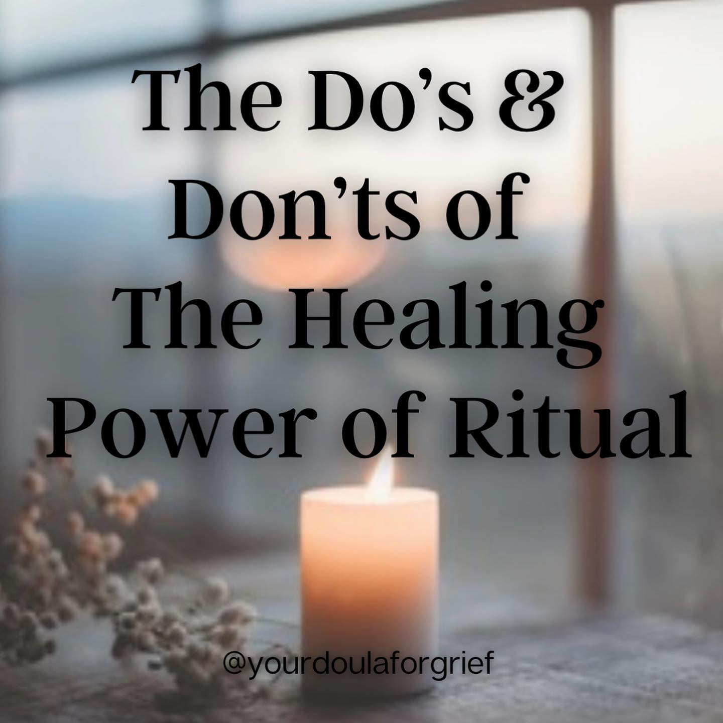 Rituals can offer such powerful healing. ✨Listen to the episode on YouTube by searching: Your Doula For Grief. We hope these tips are helpful 🤍 #doula #griefdoula #podcaster #podcast #griefsupport #griefpodcast #grief #griefjourney #anticipatorygrief #anxiety #anxietysupport #griefawareness #griefcounseling #griefcoach #mentalhealth #mentalhealthadvocate #bepresent #practicemindfulness #mindfulness #expressyourself #itwillbeok #havehope
