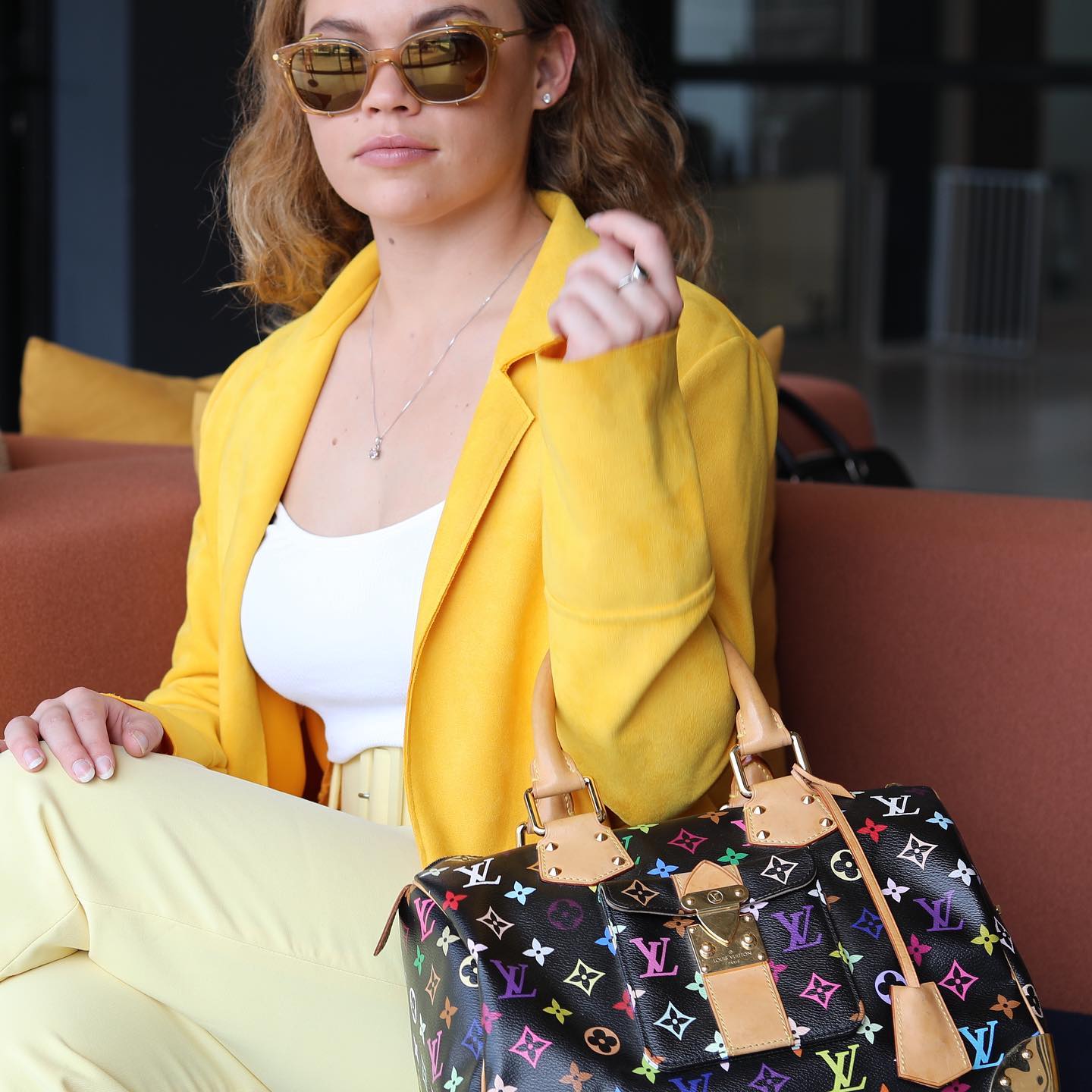 Louis Vuitton x Takeshi Murakami Speedy Bag & Designer Sunglasses For Luxity Shoot 2021