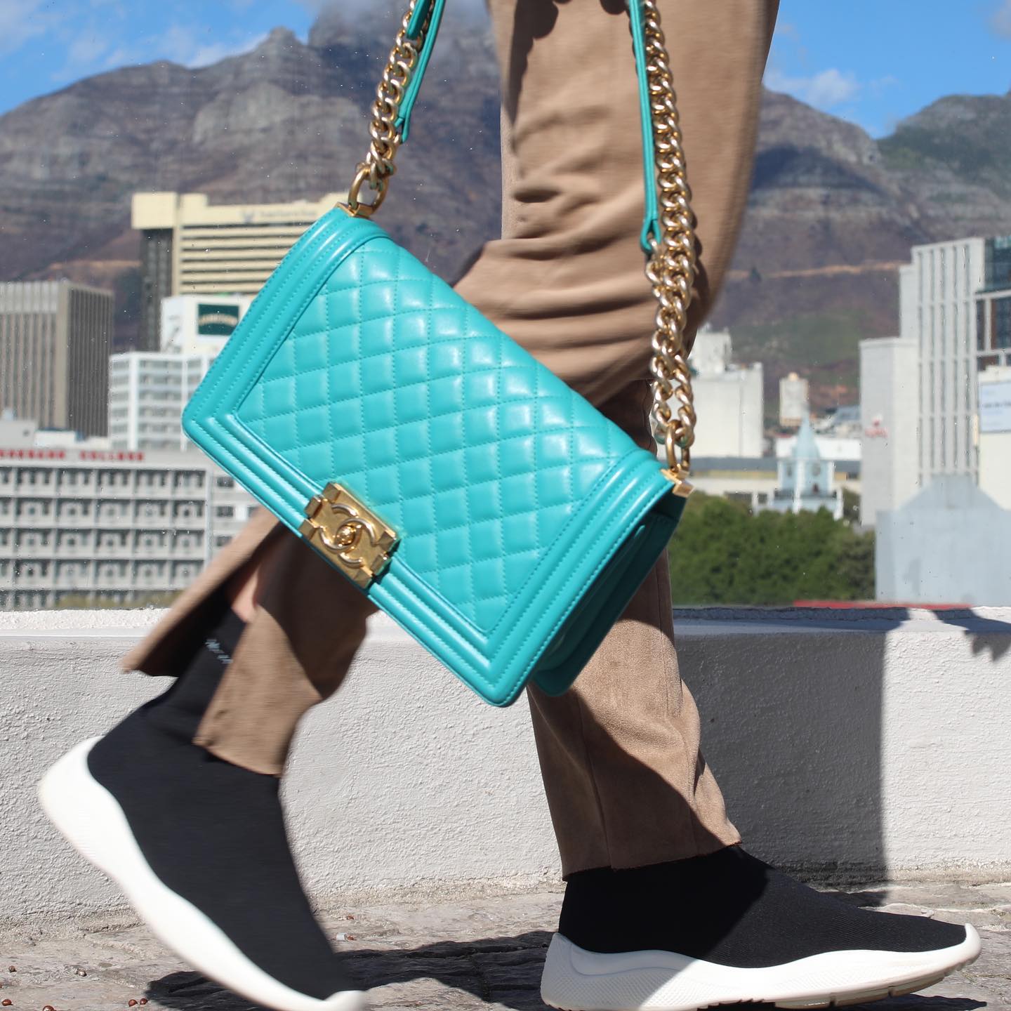 Chanel Flap Bag & Prada Sneakers For Luxity Shoot 2021