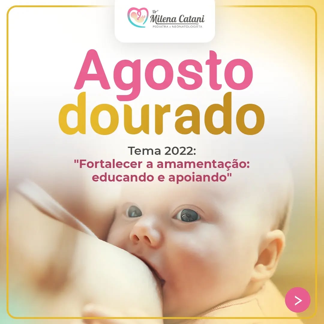 🔸 O mês de agosto é conhecido como Agosto Dourado por ser dedicado as ações de promoção e incentivo a amamentação - a cor dourada ajuda a lembrar que a qualidade do leite materno, bem como o ato de amamentar é considerado padrão ouro nos primeiros anos de vida.
🔸 O leite materno é o alimento mais completo e equilibrado, pois atende a todas as necessidades de nutrientes, hidratação e sais minerais que ele precisa para crescer; além disso o leite está continuamente sendo produzido, na temperatura certa. Assim a alimentação do recém-nascido fica mais fácil, prática e econômica.
🔸 Saiba que não existe leite materno fraco ou forte. Quanto mais você levar o bebê ao seio, mais leite é produzido.
🔸 Mesmo que o aleitamento não seja exclusivo, o bebê e a mãe continuam recebendo inúmeros benefícios, procure um especialista em aleitamento para ajudar.
🔸 Vale lembrar aqui que algumas situações indesejadas acabam não permitindo o aleitamento materno, como em alguns casos de prematuridade, entre outros tantos. Por isso, deixo a última foto bem conhecida (acima) que mostra claramente como o mais importante é oferecer seu amor e atenção genuínos.
🔸 O contato pele a pele é fundamental para o desenvolvimento cognitivo e afetivo do bebê e assim contribuimos para um mundo com seres humanos mais completos em todos os aspectos do indivíduo ❣️
⠀
#AgostoDourado #AleitamentoMaterno #Amamentação #LeiteMaterno #Aleitamento #Gestação #Pediatria #Pediatra #Dicas #Neonatologia #Neonatologista #DraMilenaCatani #Medicina #Ibirapuera #Paraíso #VilaMariana #VilaClementino #Moema #AnáliaFranco #SãoPaulo