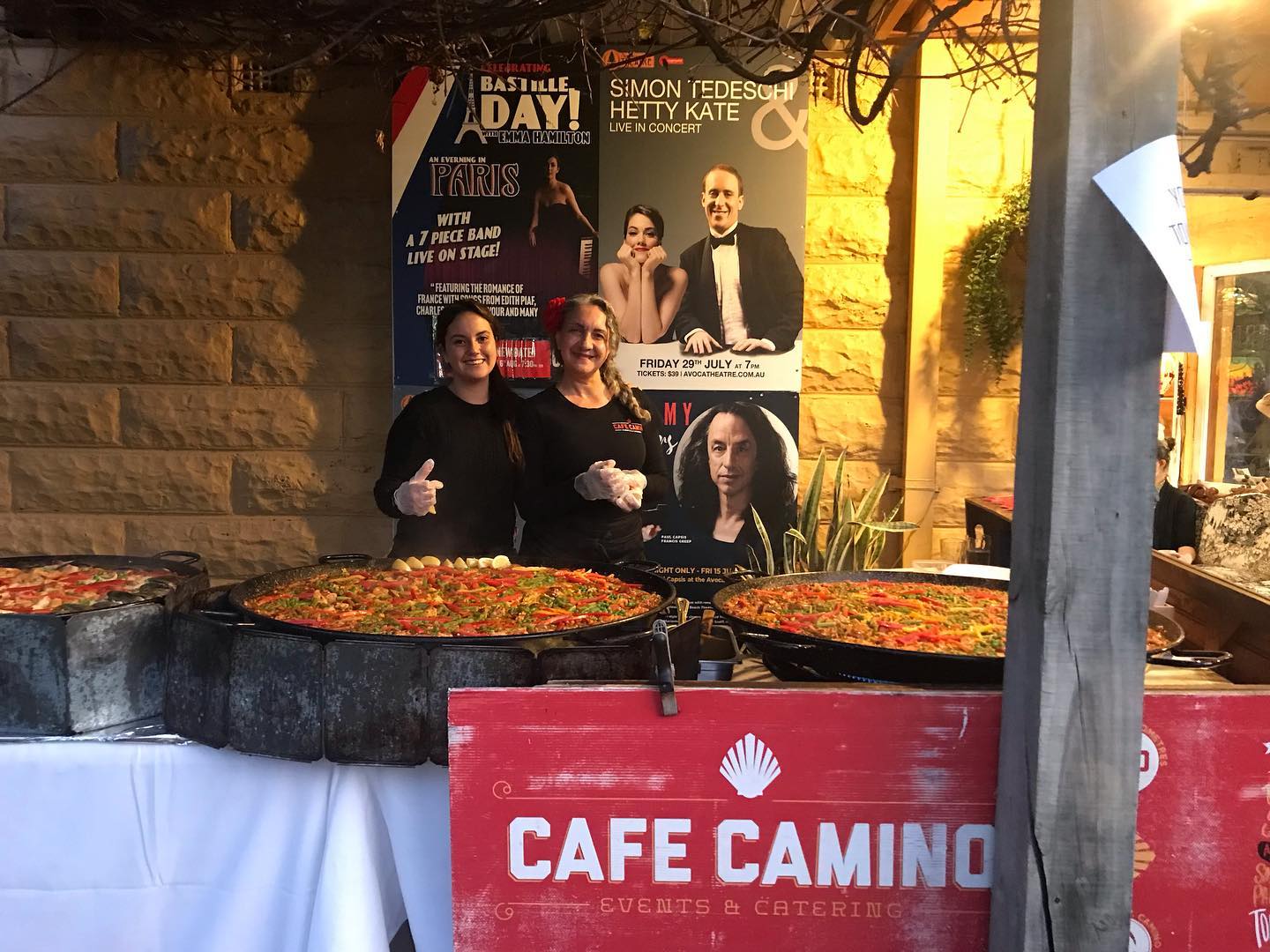 Hola amigos
Recently we had two events on the one night
175 people at Avoca Beach then 100 guest at Macmasters Beach for a 21st!
Anything is possible with CafeCamino!
We can cater for any number!
Book us for your next party!!
#macmastersbeachslsc #avocabeachpicturetheatre #avocabeachbeauty #paella #paellalovers