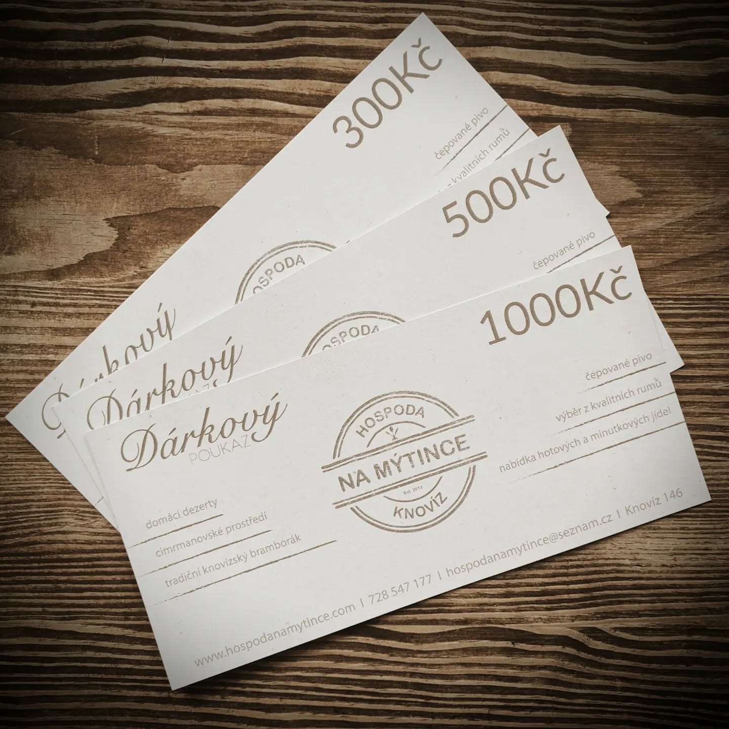 Dárkové poukazy jsou pro Vás připraveny!