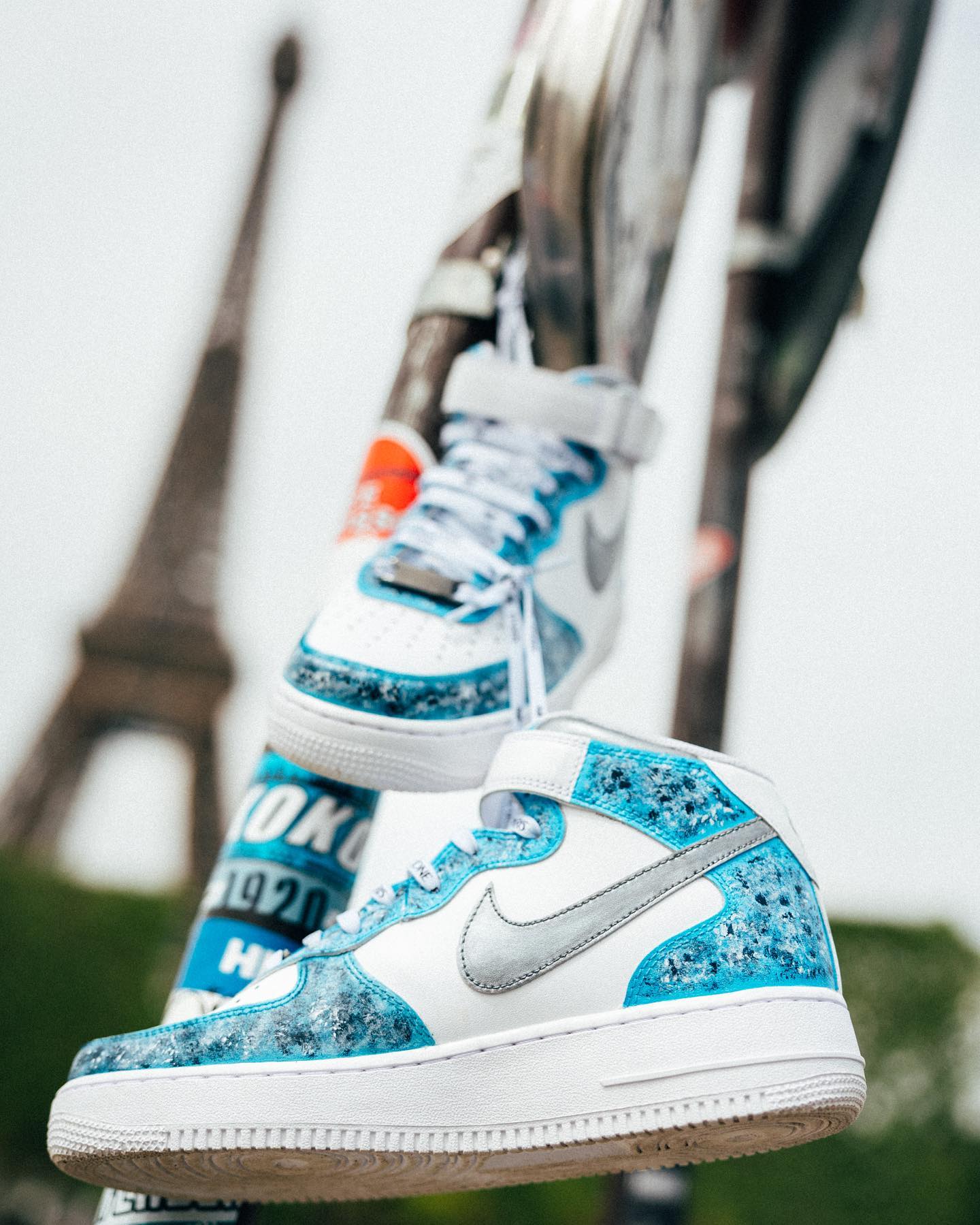 Show some love for our blue mid-high Nike AF1! ๐๐