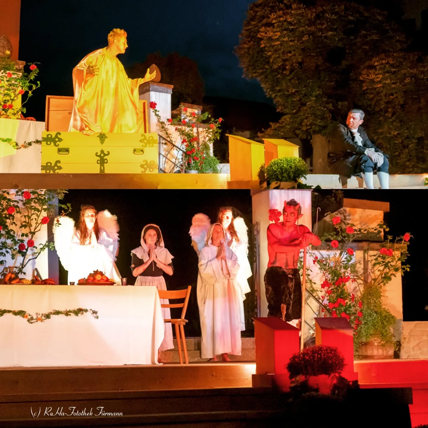 "Der boarische Jedermann"
Drei Wochenenden lang begeisterte uns die Volksbühne Saaldorf mit diesem einzigartigen Stück, das auch in der heutigen Zeit nichts an Aktualität verloren hat.
Vielen lieben Dank an alle die vor und hinter der Bühne mitgewirkt haben! Es war großartig, was ihr auf die Beine gestellt habt! Als Gemeinde und als Bürgermeister kann man stolz auf euch sein!
#saaldorfsurheim #gemeindesaaldorfsurheim #jedermann #berchtesgadenerland #volksbühne
Fotos von RoHa Fotothek Führmann, vielen Dank dafür!