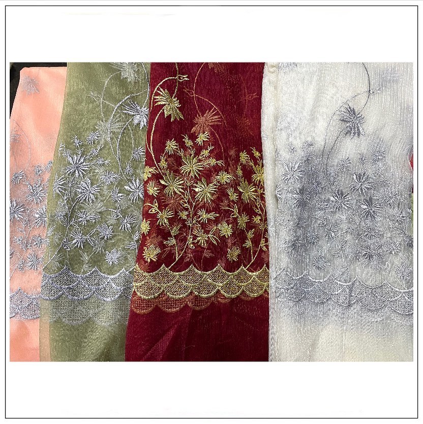 Floral Zari Work Embroidery Shiny Net Fabric 👗
#dressmaterial #dressmaterials #fashion #indianwear #salwarkameez #salwarsuit #ethnicwear #onlineshopping #dresses #cotton #salwarsuits #dress #kurti #indianfashion #suits #saree #dupatta #kurtis #india #dressmaterialindia #cottonsuits #salwar #ethnic #dressmaterialonline #traditional #partywear #partywearsuits #chanderi #embroidery #cottonkurti