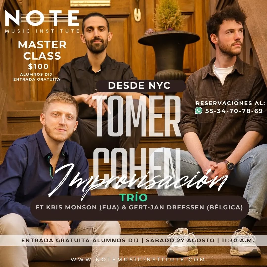 Tomorrow! August 27th, we will be teaching a masterclass at @notemusicinstitute at 11:30am.
@pm.music.agency @paulina_mercadrums
๐ธ @neamonson & @liri_agami