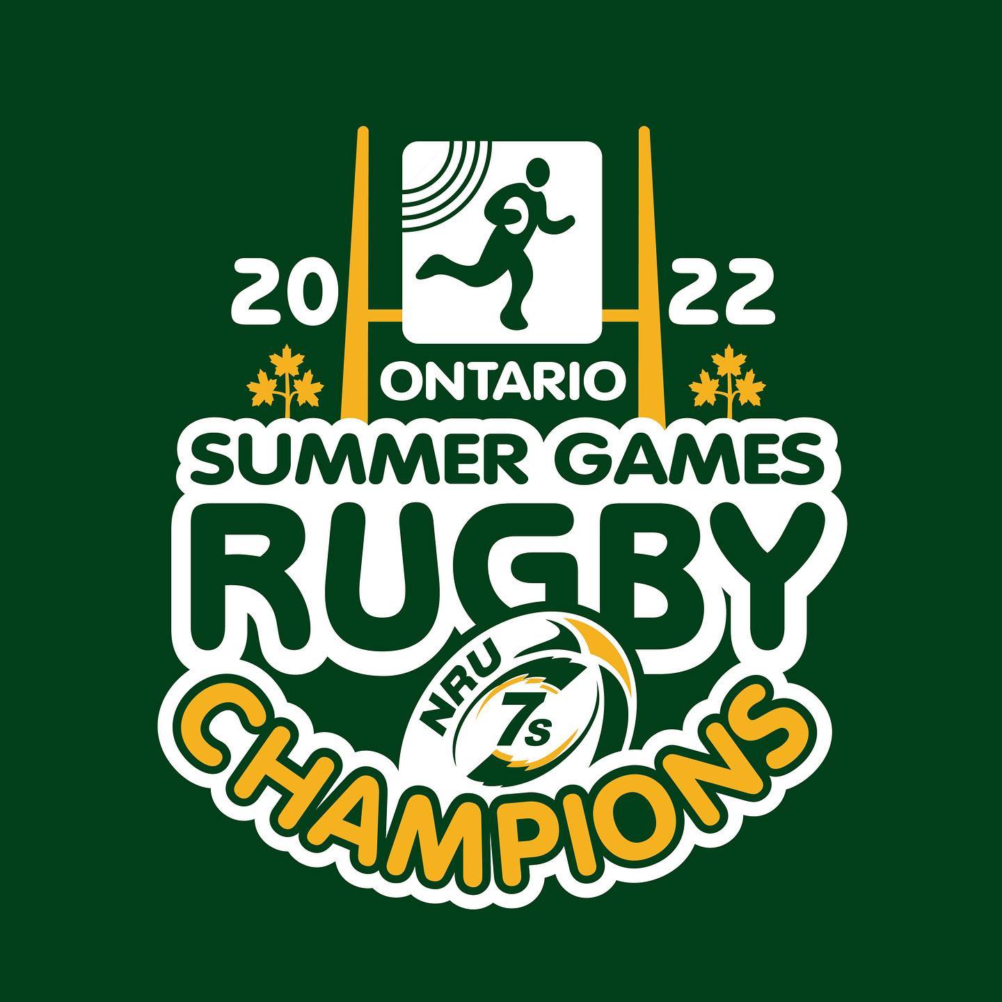A Championship logo for @nruthunder7s for winning the Ontario summer games 2022! 🏉 🏆 Well done U15 and U17 boys and girls!