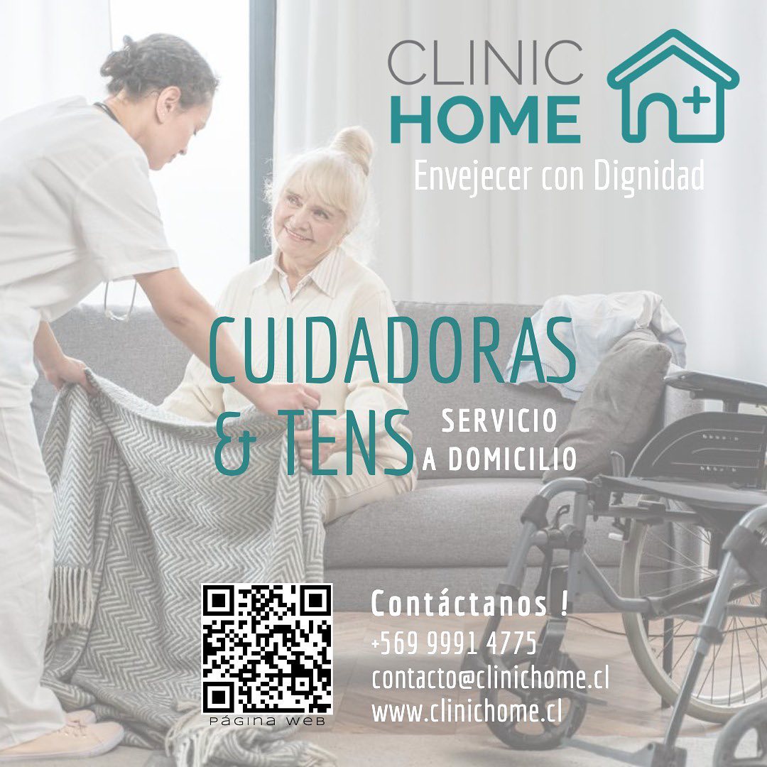 Servicio de CUIDADORAS y TENS domicilio!
ENVEJECER CON DIGNIDAD
Cuidados, atención y hospitalización domiciliaria de pacientes pediátricos, adultos y adultos mayores
CLINIC HOME CARE
📞 +569 9991 4775
✉️ contacto@clinichome.cl
🖥 www.clinichome.cl
@clinichomestgo #chicureo #kinesiologia #rehab #colina #santiagodechile #lobarnechea #lascondes #vitacura #lareina #providencia #salud #rehabilitacion #peñalolen #santiago #ladehesa #kineadomicilio #cuidadoras #kinedomicilio #tens #clinicaadomicilio #kine @clinichomestgo #chicureo_servicios #cuidadorasadomicilio #enfermerasadomicilio #kinesiologosadomicilio