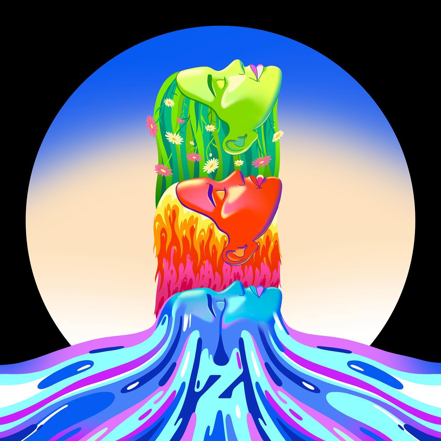 It was such a dream come true to design the cover art for @zedd ‘s new single Make You Say with @marenmorris and @beauzworld 🥲 So cool to see it around different parts of the world