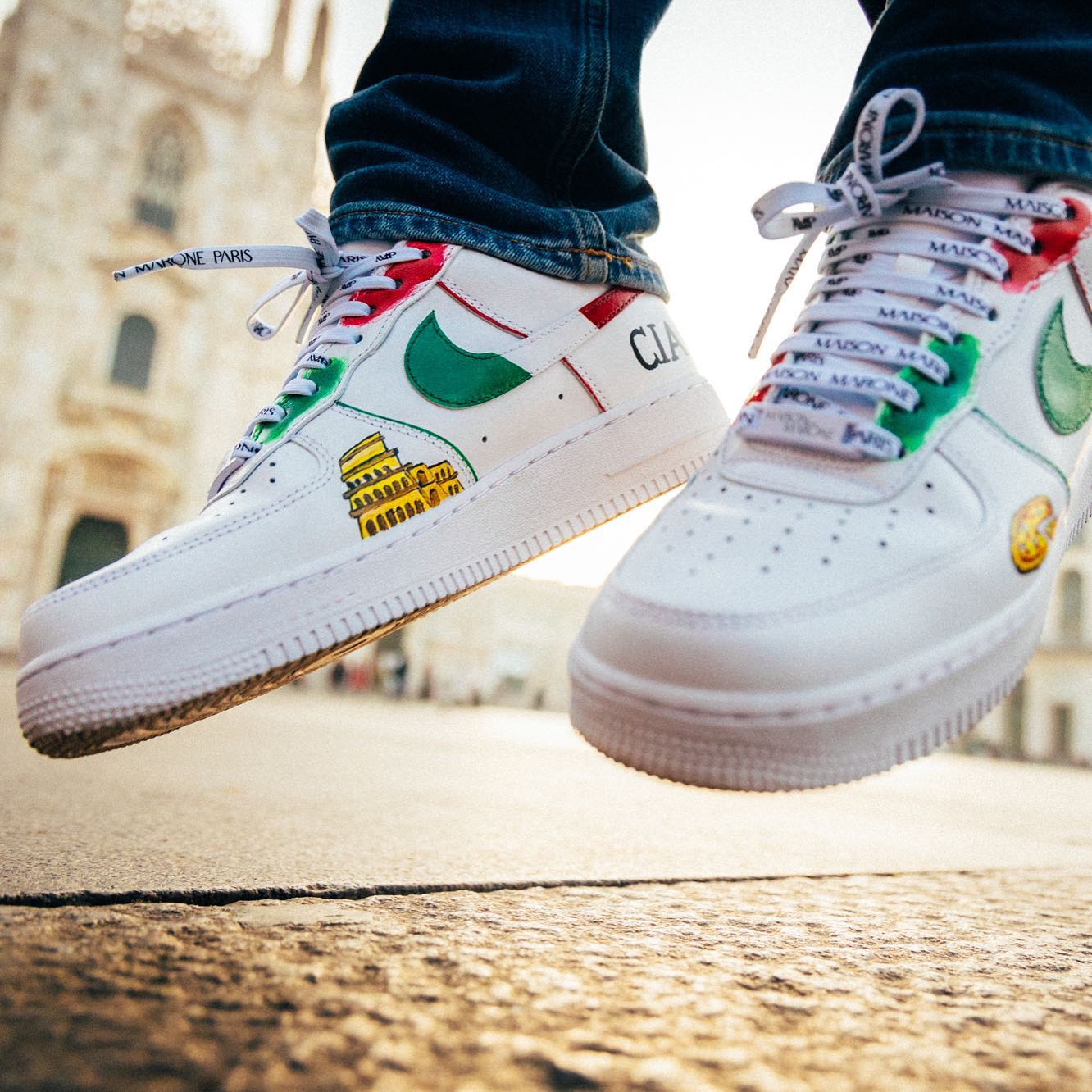 Italian vibes! ๐ฎ๐น๐๐
#paris #parisphotography #italian #loveparis #eiffeltower #parisfrance #duomomilano #italy #shoepainting #shoepainter #nikeairforce1 #nike #nikecustom #nikelovers #customizedshoes #angeluspaint #cityofparis #nikelimitededition #milan @parisfranceofficial #igersparis #shoesaddict #visitparisregion #parisianstyle #parisiloveyou #milano #igparis