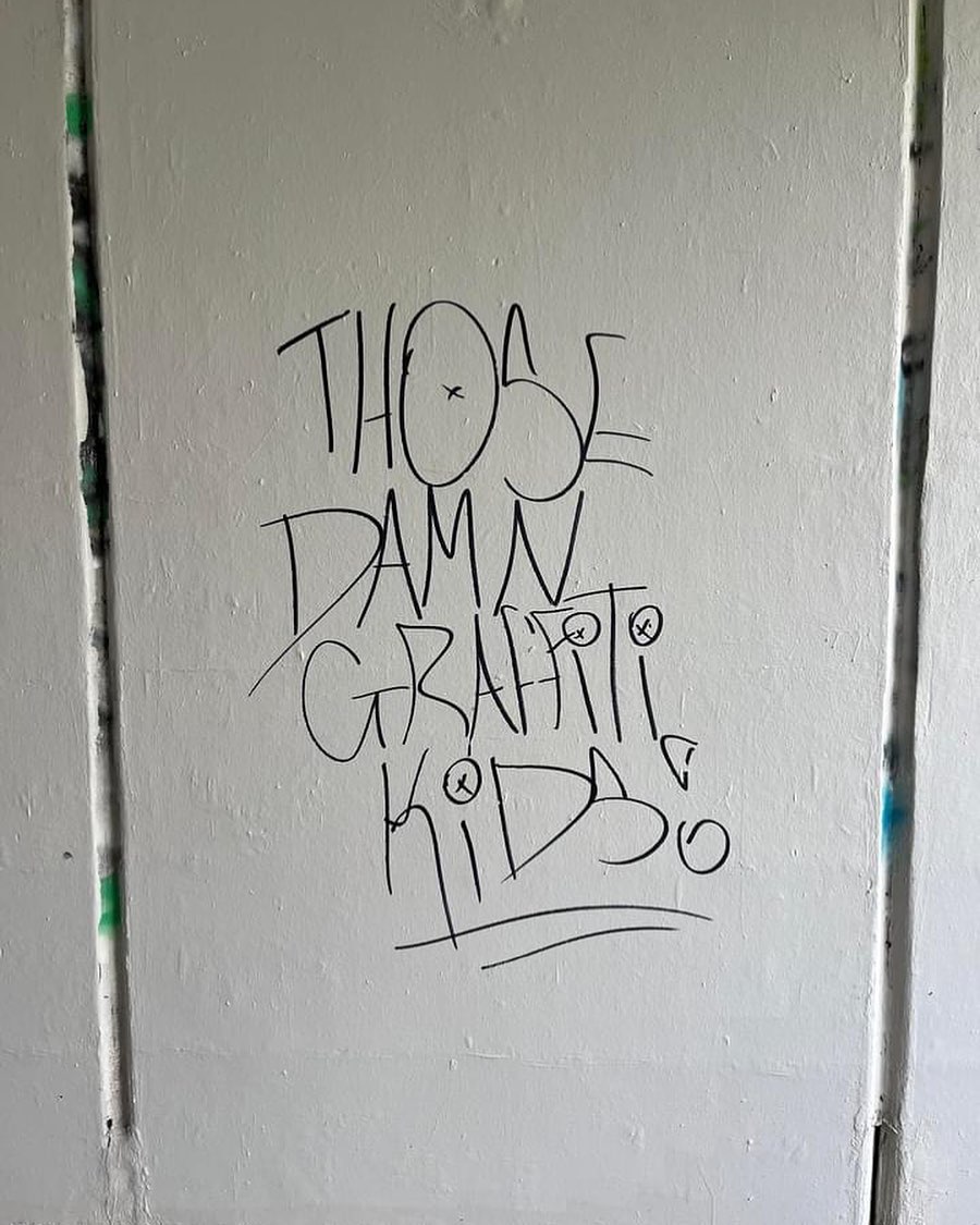 Gotta love a vandal with a sense of humour. 😂💕The council paints over the graffiti in this tunnel about once a month. 🤣
#graffiti #streetart #tunnel #citylife