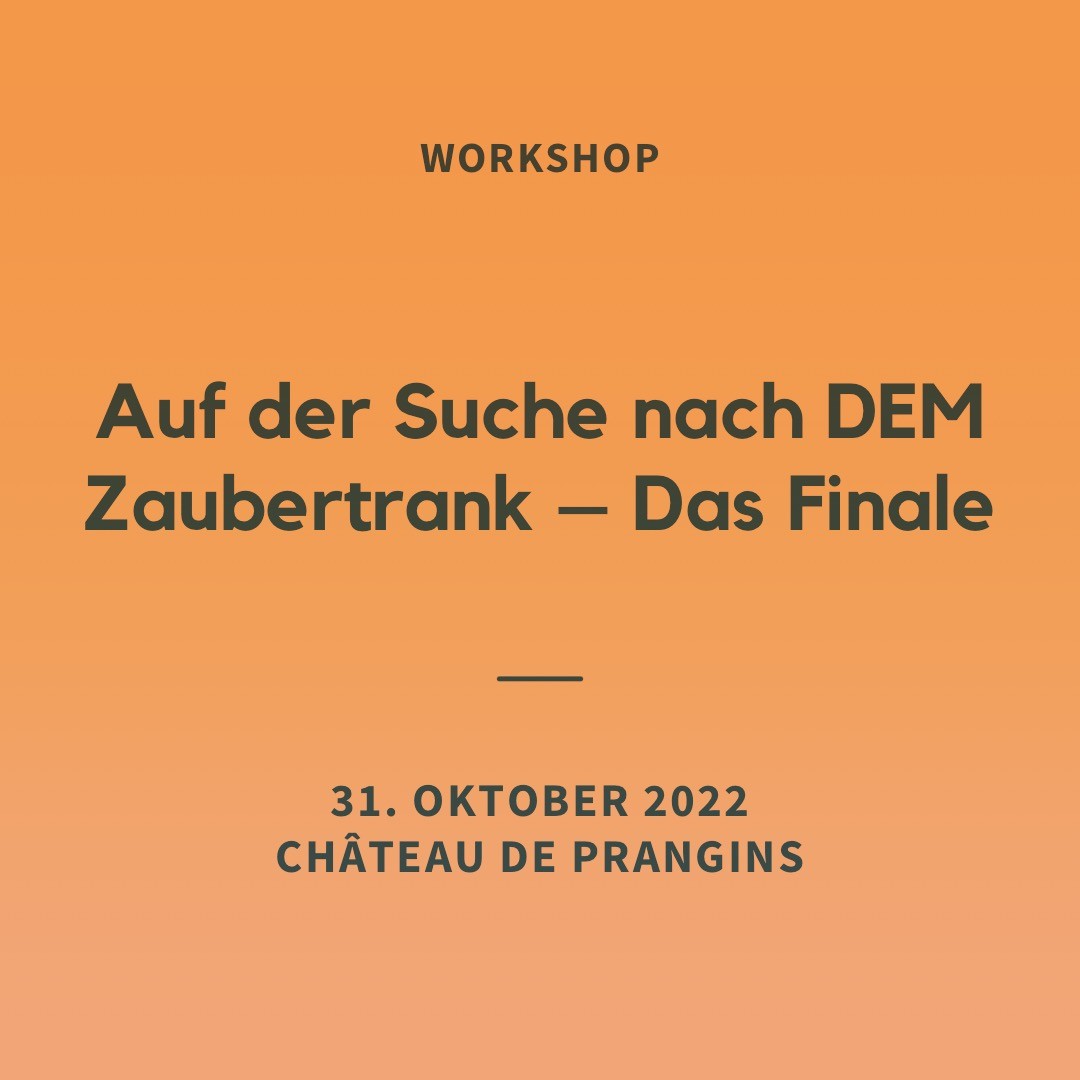 Zum Abschluss unserer "Zaubertrank"-Veranstaltungsreihe organisieren wir am 31. Oktober 2022 im @chateaudeprangins den Workshop
"Auf der Suche nach DEM Zaubertrank – Das Finale" 🎉
Ein besonderes Augenmerk wird dieses Mal auf Organigramme und Organisationsstrukturen von Museen gelegt. Direktor*innen verschiedener Museen (darunter @bernhistmus @musee_de_la_main @stadtmuseumaarau ) geben Einblicke in interne Arbeitsprozesse, diskutieren über Herausforderungen des publikumsorientierten Ausstellungsmachens und stellen ihre Rezepturen für eine erfolgreiche Zusammenarbeit zwischen Kuratorium und Vermittlung vor.
In den anschliessenden Workshops durchleuchten wir verschiedene Rezepturen, wählen die besten Grundzutaten aus und erarbeiten gemeinsam das finale Rezept für publikumsorientiertes Ausstellungsmachen.
Anmeldung und weitere Informationen unter mediamus.ch oder via Link im Profil 👆. Anmeldeschluss: 20. Oktober 2022.
Wir freuen uns auf den Austausch mit euch!
#kulturvermittlung #museumsvermittlung #kuratoriumundvermittlung #publikumsorientierung @mfk_bern @tim_tandem_im_museum @museummuehlerama @kunsthausbaselland @kunsthauszug @kunsthauszug @museumrietberg @alpinesmuseum @kunstmuseumbern @kunstmuseumbasel @fondationbeyeler @hkb_arteducation @zhdk.master.art.education @landesmuseumzurich @nmbern @nmbiel @schlossburgdorf @chuechlihus @kunstmuseumsg @kunstmuseum_liechtenstein @kunstmuseumluzern @museumaargau @museumappenzell @buendnerkunstmuseum @naturmuseumluzern @naturmuseumsolothurn @kuverum @stapferhaus
