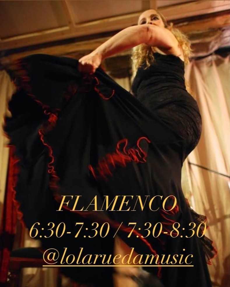 💃 FLAMENCO 💃
Join us tonight for Flamenco with @lolaruedamusic! 6:30-8:30 Technique and Choreography! £2 at the reception, take one class for £10 or both classes for £15!