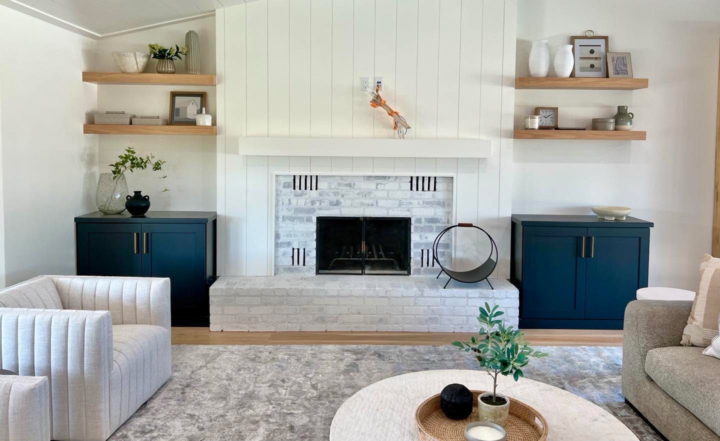 Cheating Heart painted cabinets has our ❤️’s!