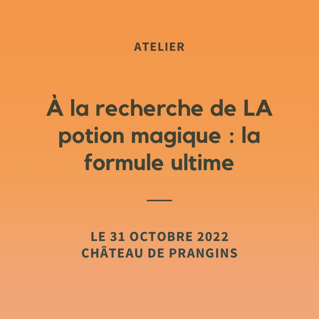 Nous organisons le 31 octobre 2022 au @chateaudeprangins le colloque
« À la recherche de LA potion magique : la formule ultime » 🎊🥣
Nous nous intéresserons en priorité aux organigrammes et aux structures organisationnelles des musées. Dans un premier volet, les directrices et les directeurs de divers musées, tant en Suisse romande qu'en Suisse alémanique @bernhistmus
@musee_de_la_main @stadtmuseumaarau @chateaudeprangins
donneront un aperçu de leurs processus de travail, débattront des défis que représentent les expositions orientées vers les visiteurs et visiteuses et présenteront leurs « formules » pour une collaboration réussie entre conservation, commissariat d'expositions et médiation culturelle.
Ensuite, une série d’ateliers permettront d’analyser plusieurs de ces « formules », de choisir les meilleurs ingrédients de base et finalement de mettre au point la recette idéale pour des expositions orientées vers les visiteurs et visiteuses.
Inscription et informations plus détaillées sur mediamus.ch ou via le lien dans le profil 👆. Délai d'inscription : 20 octobre 2022.
#mediationculturelle @lalucarne @forum.culture @ocimpcsti @meg.geneve @museedhistoirenaturelle @museescantonaux_kantonsmuseen @jurassica_museum @eprouvette_unil @musee.yverdon.region @museedartetdhistoirefribourg @plateforme_10 @mudaclausanne @mcbalausanne @museum.geneve @museejurassiendelemont @chateau_de_nyon @chateau_de_grandson