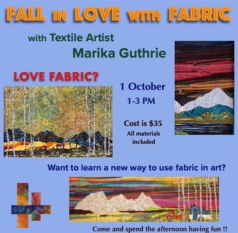 Marika Guthrie will be teaching a workshop at SPACe October 1, 1-3. The last one was quite a success! Come on in and take a look at her work hanging in Artisans…you will be inspired to learn and create with her!
~~~
@artisansonmainlaveta
@thecontentedheart