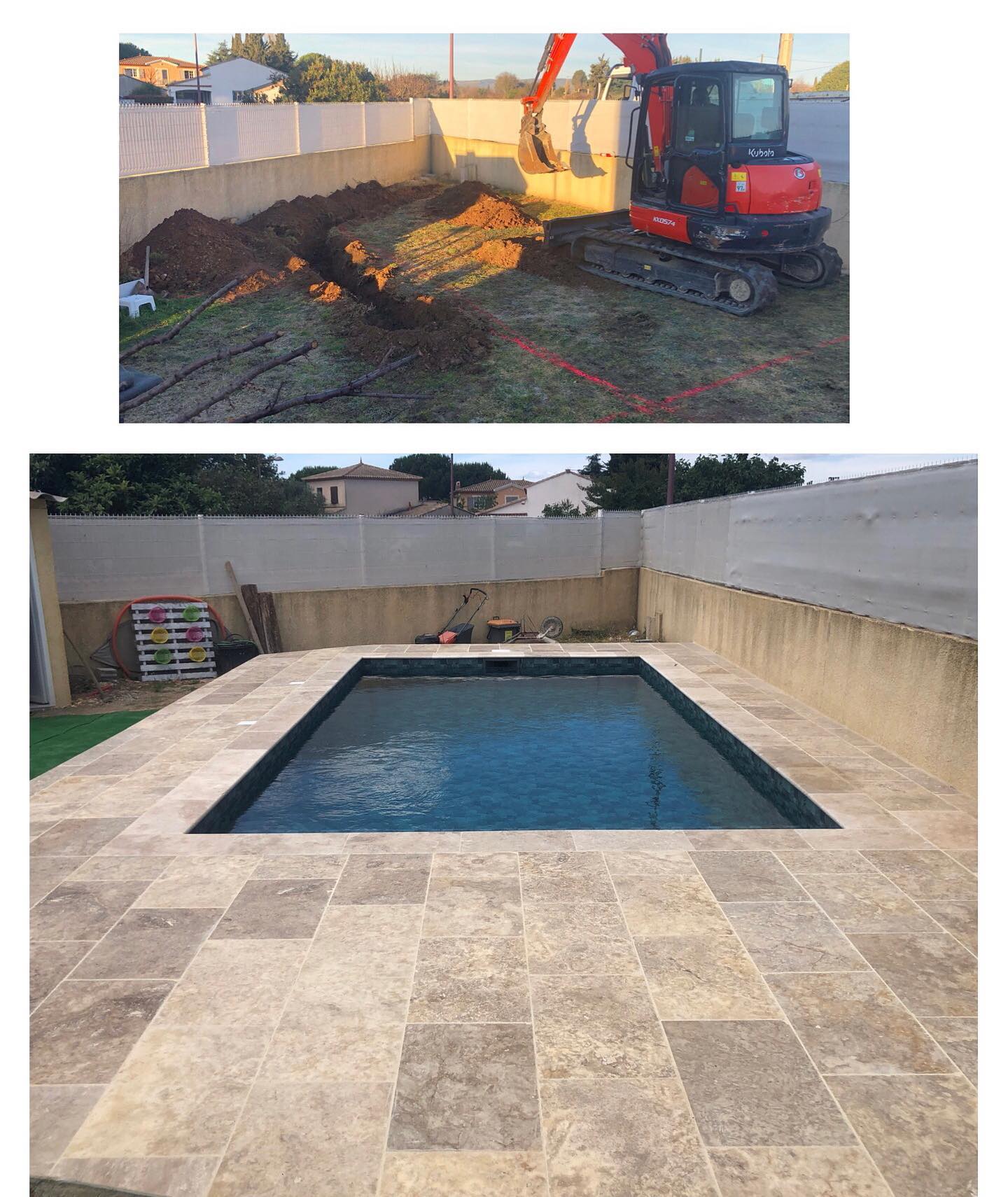 🔷 C’est le moment de vous jeter à l’eau et de laisser libre cours à vos envies …. 🔷
🔹Piscine monobloc 6.50x 3.50 🔹
🔹Terasse 60 m2 en travertin 🔹
🔹Filtration automatique au sel 🔹
🔹Pvc armer Fidji 3D garantie 15 ans 🔹
🔷 Demandez votre devis gratuitement sur
👉 www.ljpiscine.com/votredevisgratuit