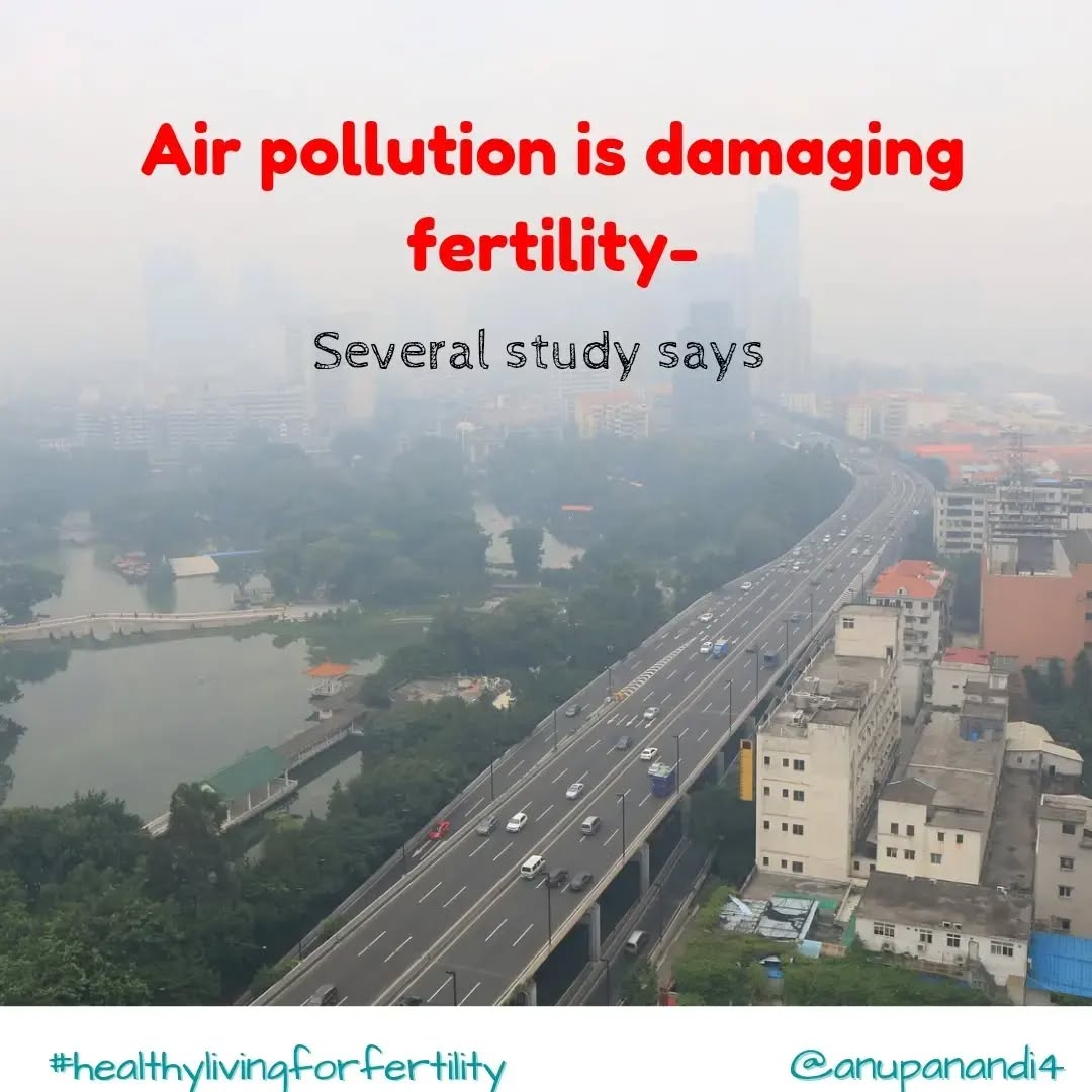 Industrialisation and mordenisation not only causing climate change but also affecting our health and fertility.
Byproducts released into the environment has now made our world toxic.
🤔How does air pollution reduce fertility?
👉Some of the products released by factories, vehicles, mainly particulate matters can get into our ciculation and affect ovulation, egg reserve, egg quality, sperm production and sperm quality.
👉By mimicking hormones, pollutants can cause menstrual cycle dysfunctions and cause irregular periods. It is also potentially associated with accelerated ovarian aging and poorer egg quality.
👉Air pollutants can promote oxidative stress and the induce inflammatory responses, which can affect sperm and egg quality.
👉What is even more worrying, these pollutants can cause changes in DNA and modify gene expression and this change can pass on to the next generation.
https://ehjournal.biomedcentral.com/articles/10.1186/s12940-017-0291-8
🤔What can we do?
Well, on an individual level you have very little control over air pollution.
However, you can certainly take following measures to reduce the ill effects of air pollution:
1. Spend some time in the park or garden, to get fresh air.
2. If you prefer outdoor exercise, avoid high traffic areas. Choose park or garden.
3. Avoid/reduce burning trash, dry leaves or barbeques- they are sources of particle pollution.
4. Don't allow anyone to smoke indoors. Both active and passive smoking is harmful for health and the particulate matters from smoking stays in the room for a longer period even after smoking is over.
5. Try to walk or bike. Car exposes you to more pollution.
6. Plant more indoor plants
7. Most importantly, boost your immunity to fight off pollutants by taking lots of fruits and vegetables, drinking enough water, doing half hour of daily moderate exercise and ensure 7- 8 hours of good night sleep.
8. Those who have additilnal medical issues like asthma, diabetes, lungs disease or heart disease, need to be extra careful.
💖 Dr Anupa
#healthylivingforfertility #healthylifestyle #airpollution #wellness #fertilityawareness #fertility #infertilityawareness #infertility