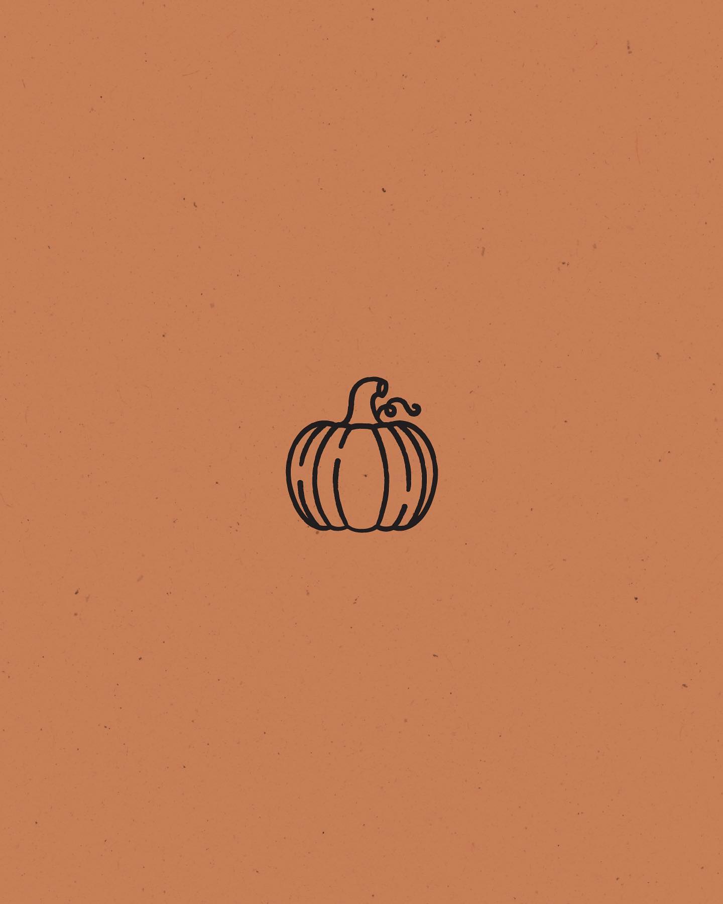 Lil pumpkin doodle in honor of the first day of fall š