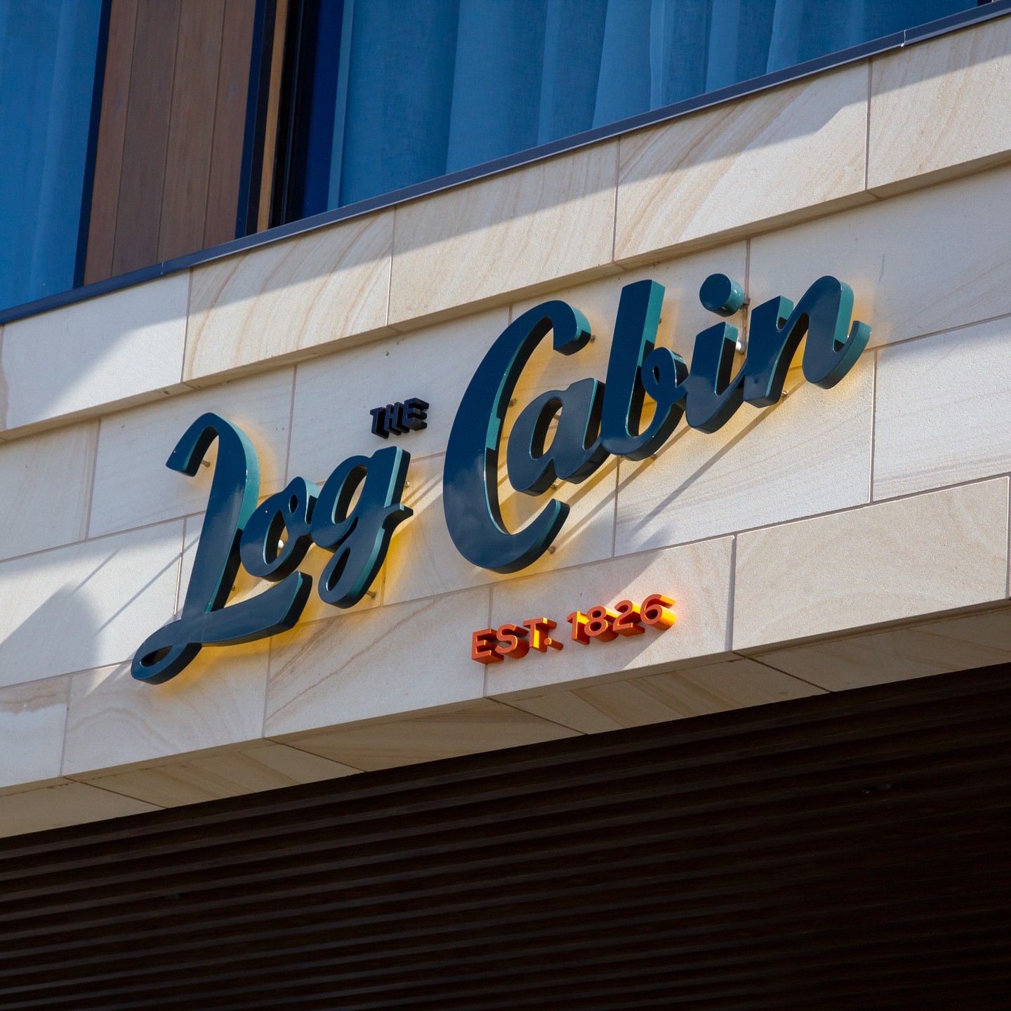 Complete new venue sign package from concept to installation. @thelogcabinhotel