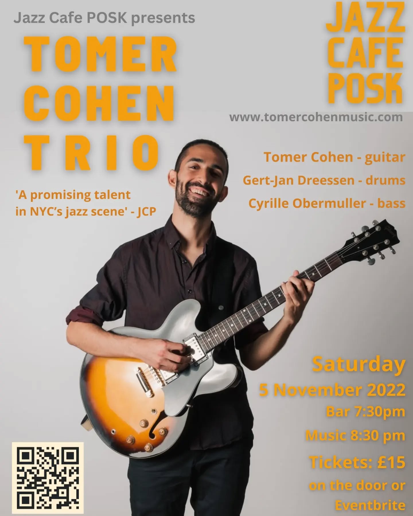 London! ๐ฌ๐ง
Next Saturday November 5th at 8:30pm, we'll play one show for you!
Hope to see you there โค๏ธ
Link for tickets in bio
๐ธ @liri_agami
.
.
.
#london #londonmusic #tour #guitar #gutarist #livemusic #live #livejazz #jazz #jazzguitar #trio #music #musician #london๐ฌ๐ง #londonjazz #gibson