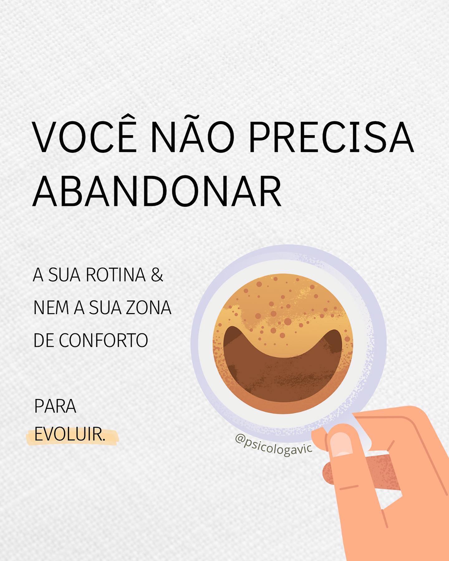 👀Em algum momento da história - e eu não culpo totalmente os coaches por isso - criou-se a crença de que rotina e zona de conforto são inimigas da zona de crescimento e que, portanto, a zona de crescimento só concederia passagem se cortássemos relação com as coisas que estamos acostumados. Afinal, quem nunca ouviu um “você tem que SAIR da sua zona de conforto”, ou “você tem que SAIR da sua rotina” se quiser evoluir?
🪴De fato, uma forma de cultivar a nossa zona de conforto é através da rotina, mas isso não é necessarimanete um impeditivo pro seu crescimento pessoal.
💡Uma ideia mais praticável seria usarmos nossas rotinas como um sistema de apoio para introduzir e acomodar, de pouquinho em pouquinho, coisas novas e desconhecidas dentro do nosso universo conhecido, seja usando o seu momento de leitura diário para ler um livro de um gênero diferente, ou pesquisando novas oportunidades de emprego sem antes pedir demissão ⬇️
A sacada é incluir a zona de crescimento na nossa dinâmica de base, de forma
✨gradual e consistente✨
🦋As chances delas 3 se darem bem com o tempo são GIGANTES! Experimente (:
.
.
.
.
.
#psicologia #saudemental #psicoterapia #terapiacognitivocomportamental #tcc #autocuidado #rotina #zonadeconforto #zonadecrescimento #evolução #mudança #ribeiraopreto