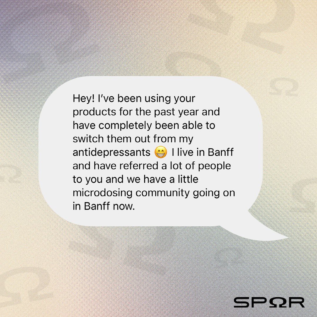 Shout out to the Banff Micro-dosing community! 🏔 🎿 🏂 ♥️