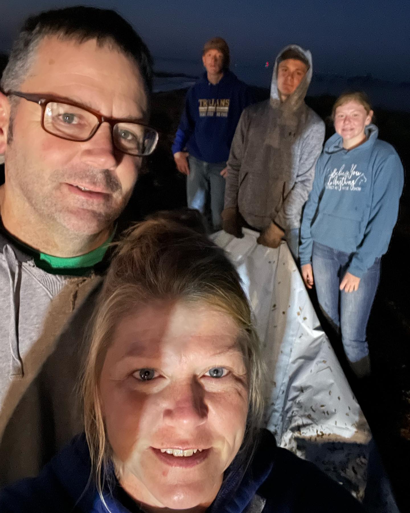Up early to beat the wind. We had all hands on deck to cover the silage pile!
Sometimes the best memories are made in the early morning mundane tasks on a plain weekday morning.
Cherish those days. ❤️
#ranchlife #womenwhoranch #beefproducers #ranchfamily #crazyranchkids #nvccsuccess #ranch #farmlife #farmfamily