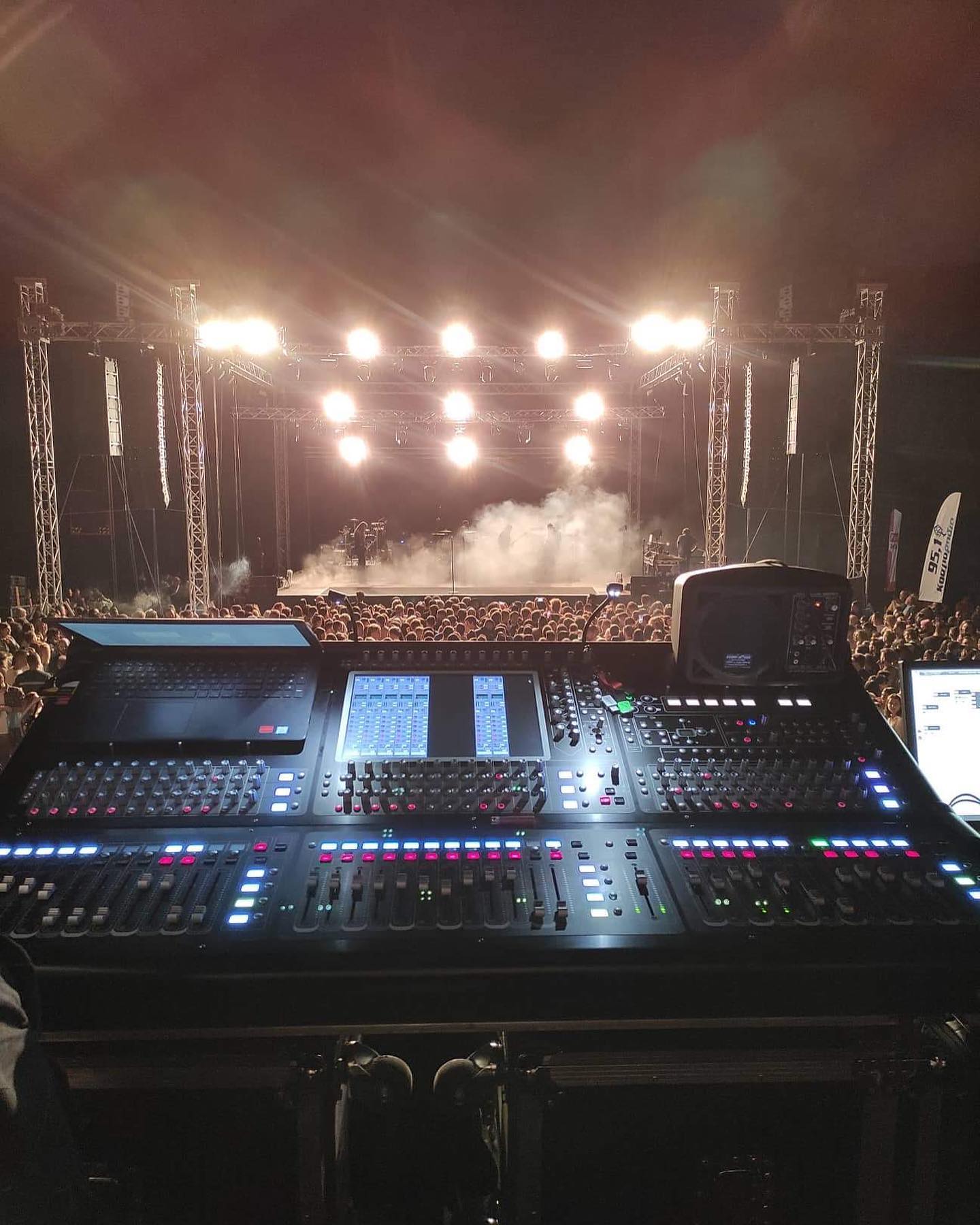 Summer moments….#annavissiofficial #digico #lacoustics #dbaudiotechnik_gmbh