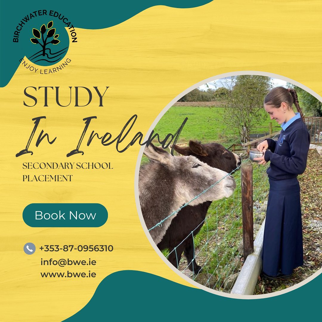 Where better to study overseas than Ireland! The home of warm welcomes and friendly smiles. To learn more about secondary school placements, contact us before it’s too late to enrol for 2023! Early booking is recommended due to increased demand for places.