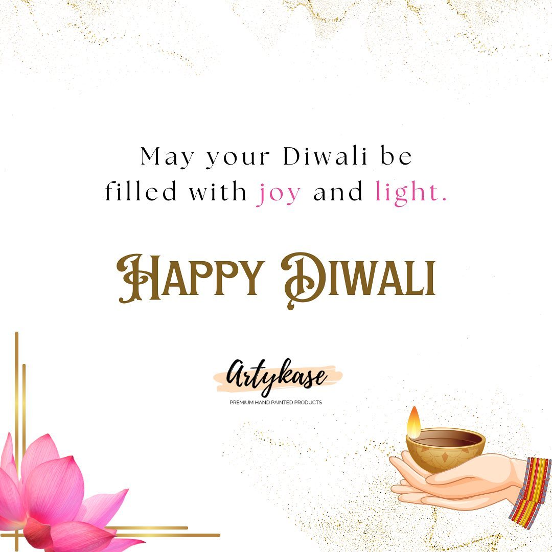 Let us turn the occasion of Diwali into the brightest day of the year. Happy Diwali.
“May we have a Diwali that lights up someone's life and heart.”
#artykase #diwali #happydiwali #gifts
