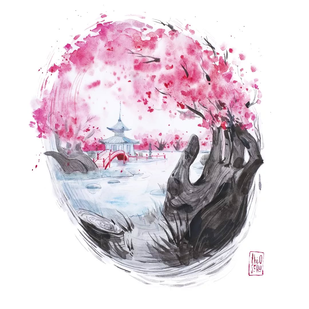"Empreinte"
Illustration pour la dernière expo de @battle.bd "Les toiles de Mayumi" d'après le joli texte de @eleonore.lavigne .
Reproduction en vente sur le site de @battle.bd !
#mayumi #battlebd #empreinte #watercolor #aquarelle #japonais #estampe #parcjaponais #watercolorillustration #painting #drawing #dessin #japaneseart