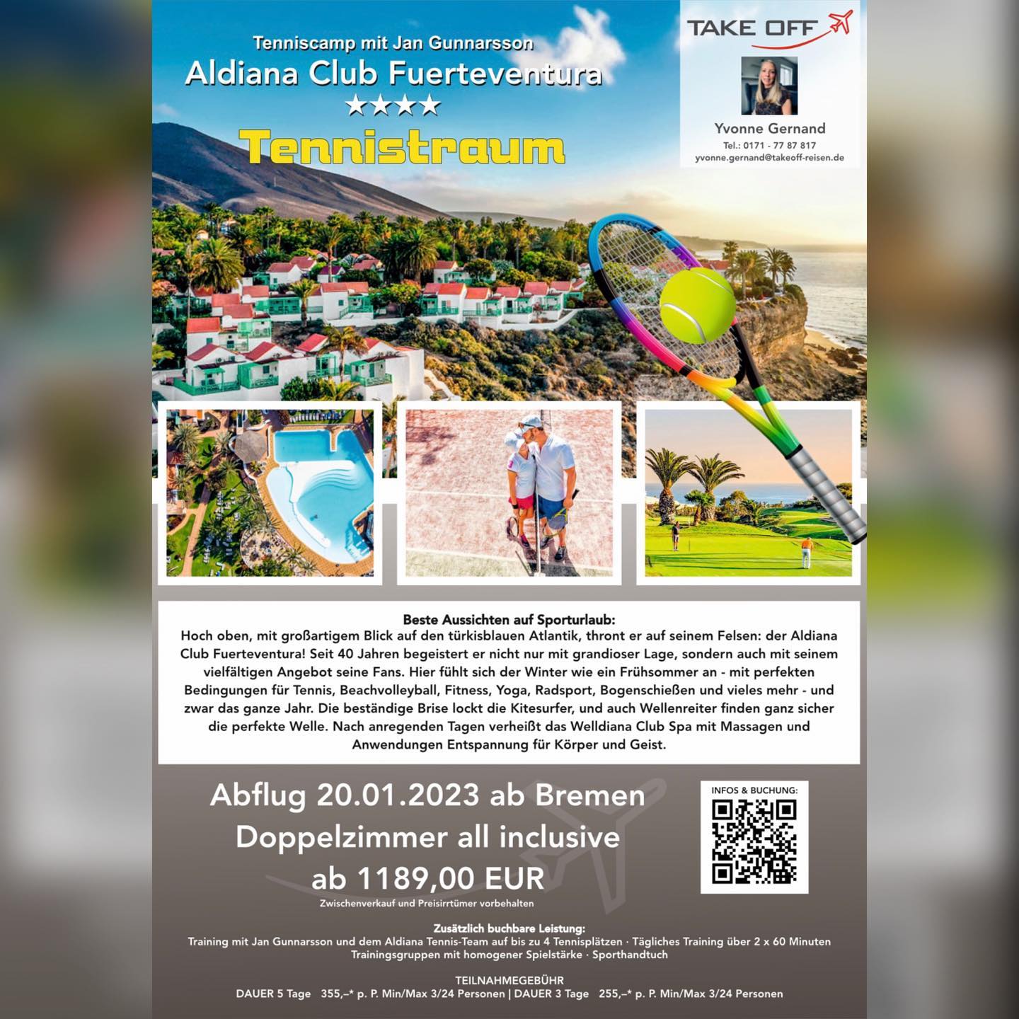 Die kalten Wintertage im sonnigen Süden verbringen? Schon im Frühjahr so richtig durchstarten? Wie wär‘s mit einer Tennisreise? Wir haben hier super Angebote von @yvonnesreiseagentur - schaut es euch an und bucht einen sportlichen Urlaub! 🎾🎾🎾