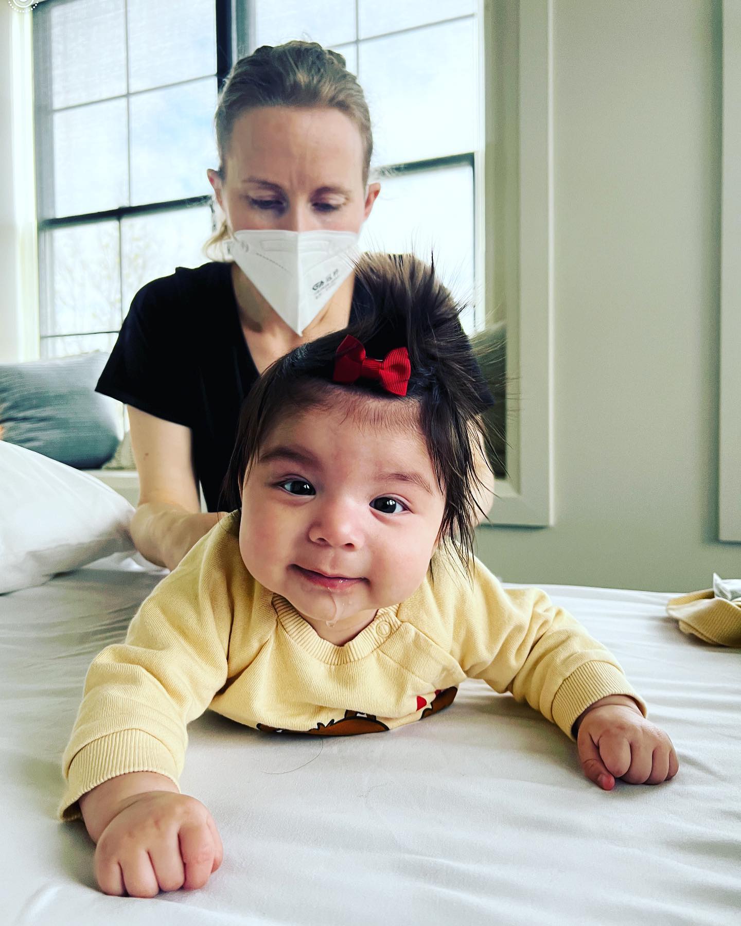 Flashback to this cutie! A little hip check. Blessed.