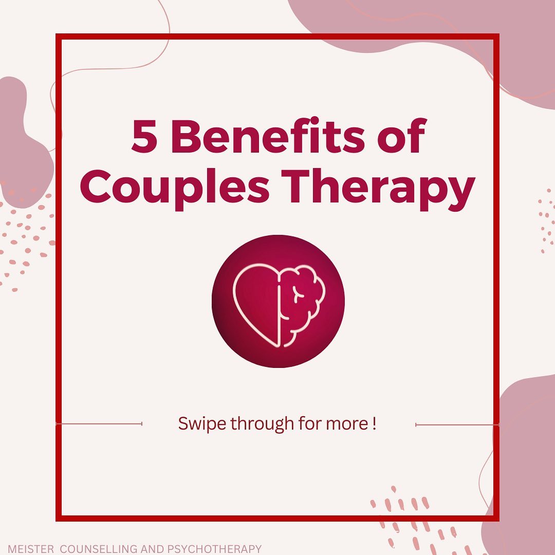 Couples therapy is an excellent way to strengthen your bond with your partner and build a healthier and happier relationship!
Swipe through to see a few of the many benefits of couples therapy ❤️
I specialize in relationship support for individuals and couples, be sure to click the link in my bio for more information and/or to get in contact with me :)
#couplescounselling #relationships #healthyrelationship #therapy #relationshiptherapy #couplestherapy
#marriage #marriagecounselling #relationshiptherapist #couplestherapist #couples #relationshipgoals #relationship
