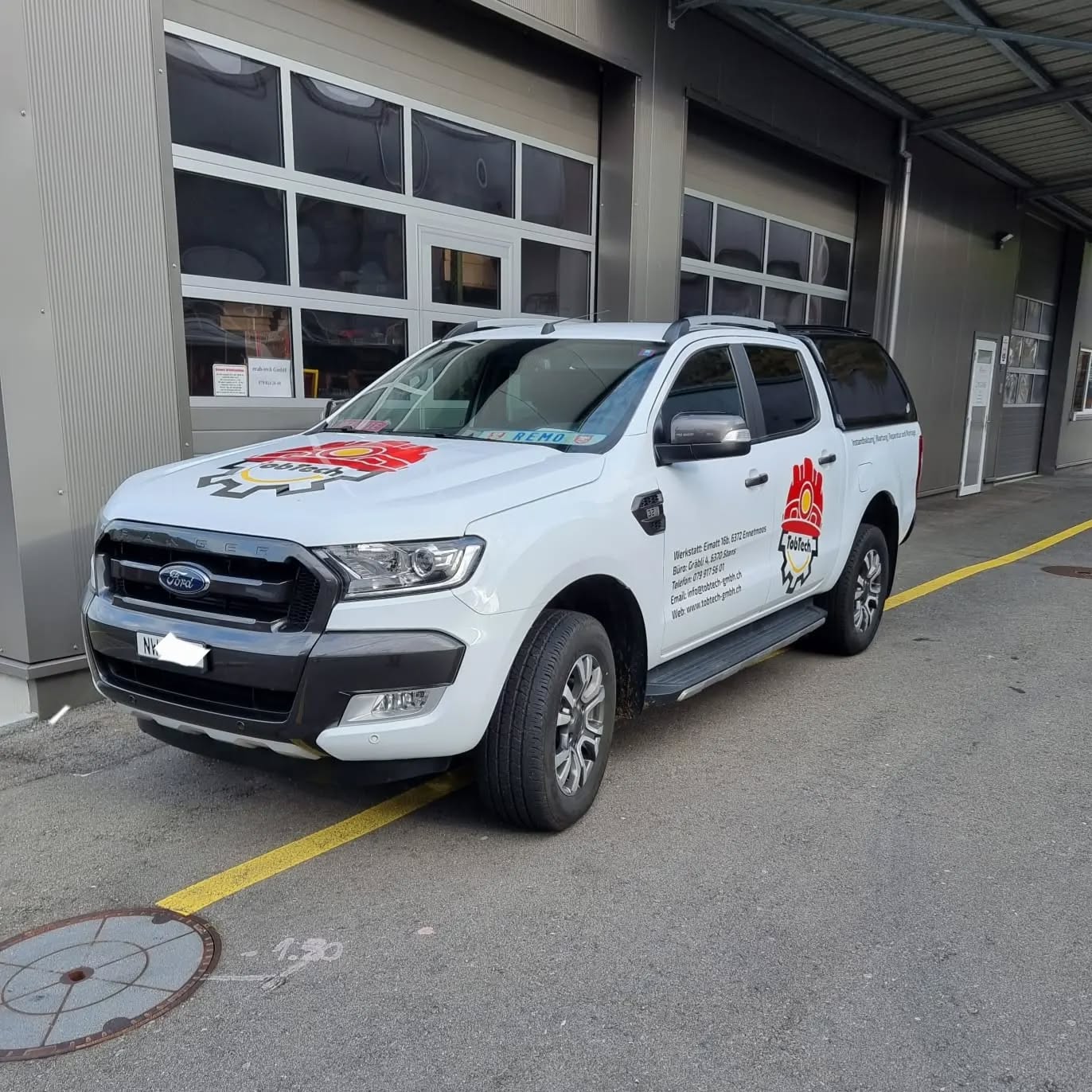 Die Autos sind beschriftet👌