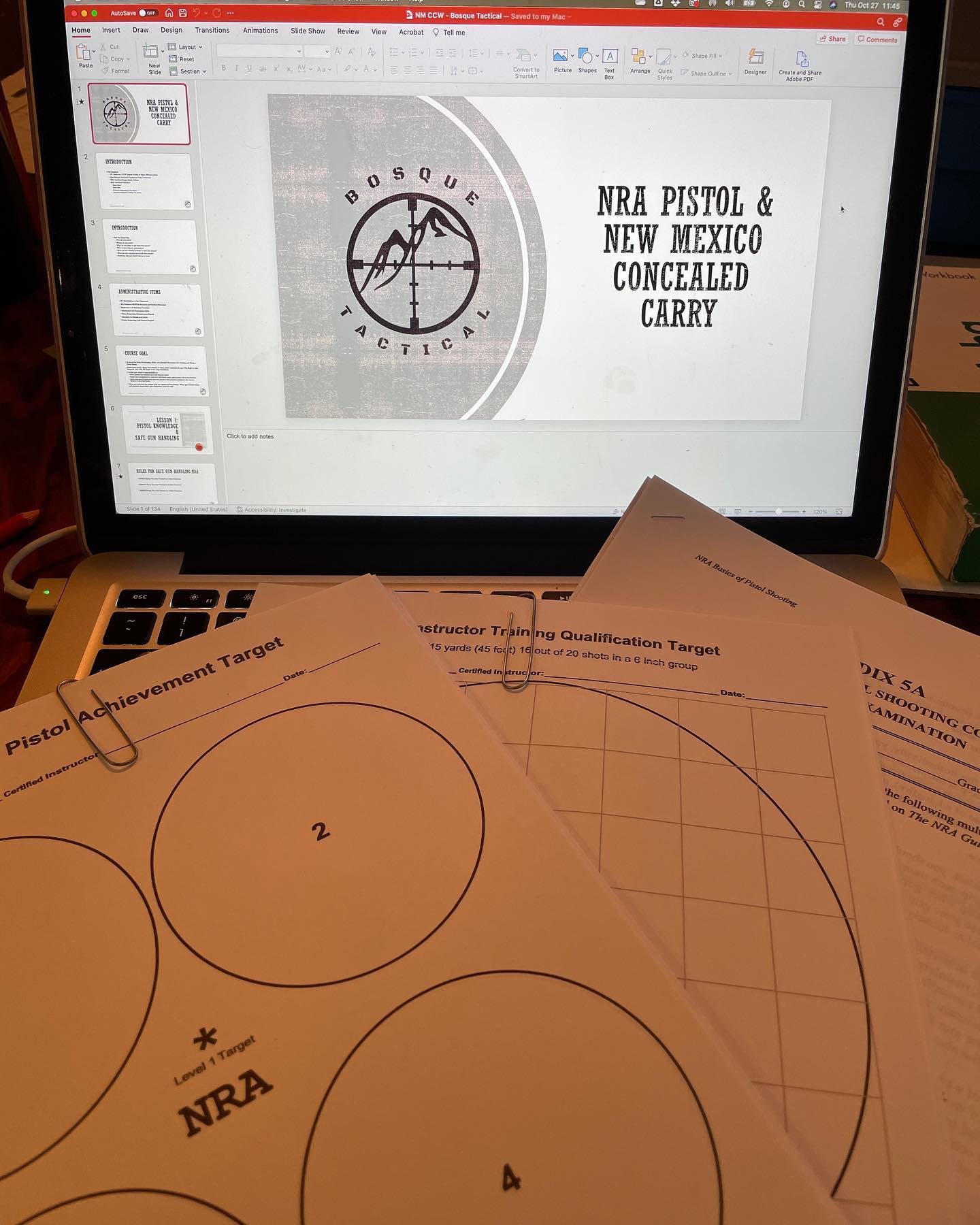 Prepping for a combined NRA Pistol and NM CCW course this weekend. Be sure to sign up for our newsletter to stay up to date on future courses as they are scheduled!
http://www.BosqueTactical.com
.
.
.
#NMCCW #CCW #ConcealedCarry #NewMexicoConcealedCarry #Firearm #FirearmSafety
#FirearmTraining #NRATraining #GunSafety #GunTraining #BosqueTactical #AlbuquerqueCCW #RioRanchoCCW #ConcealedCarryLicense #2A